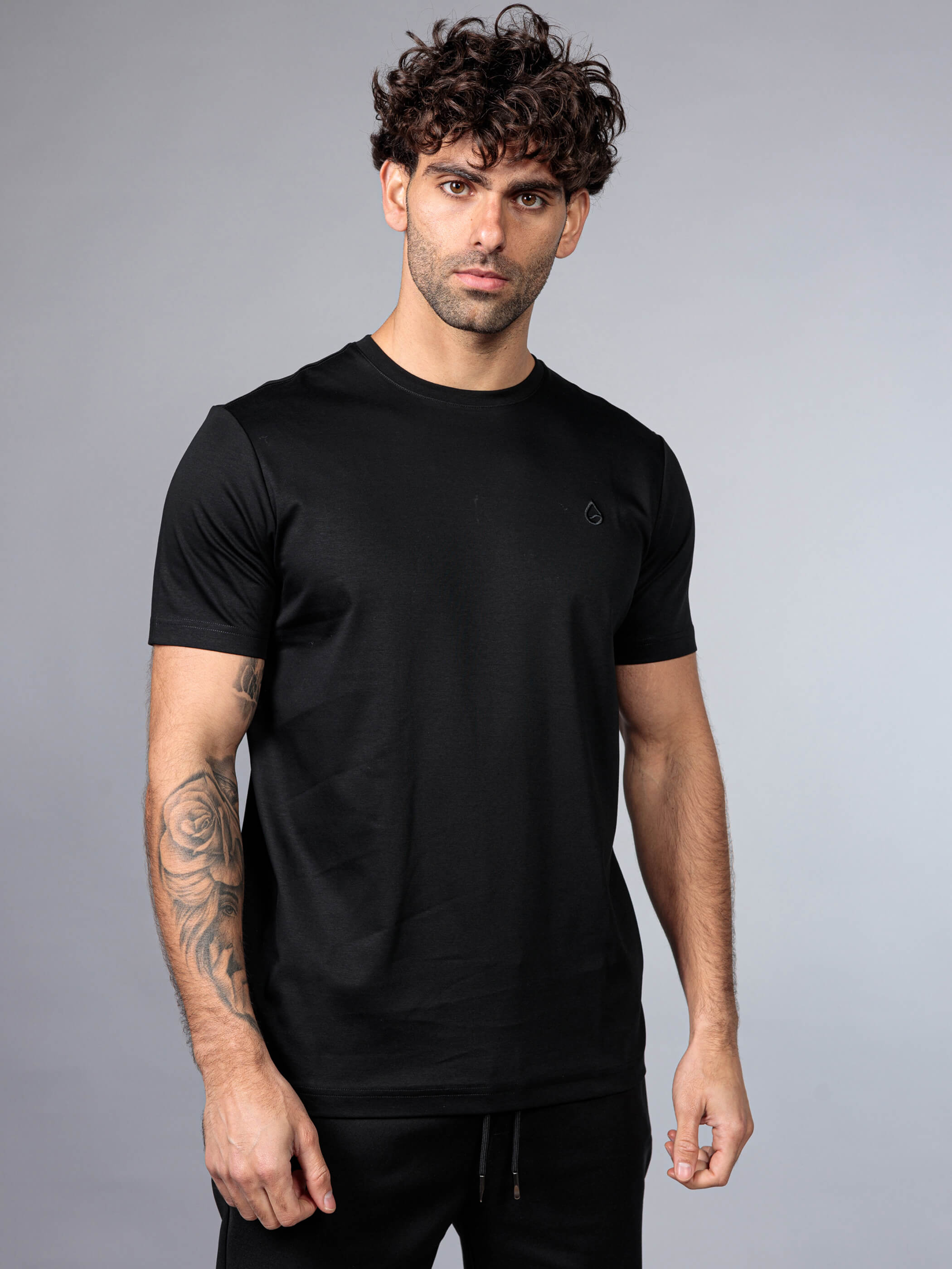 חולצת טישירט קצרה אליקסיר Basic Logo גברים