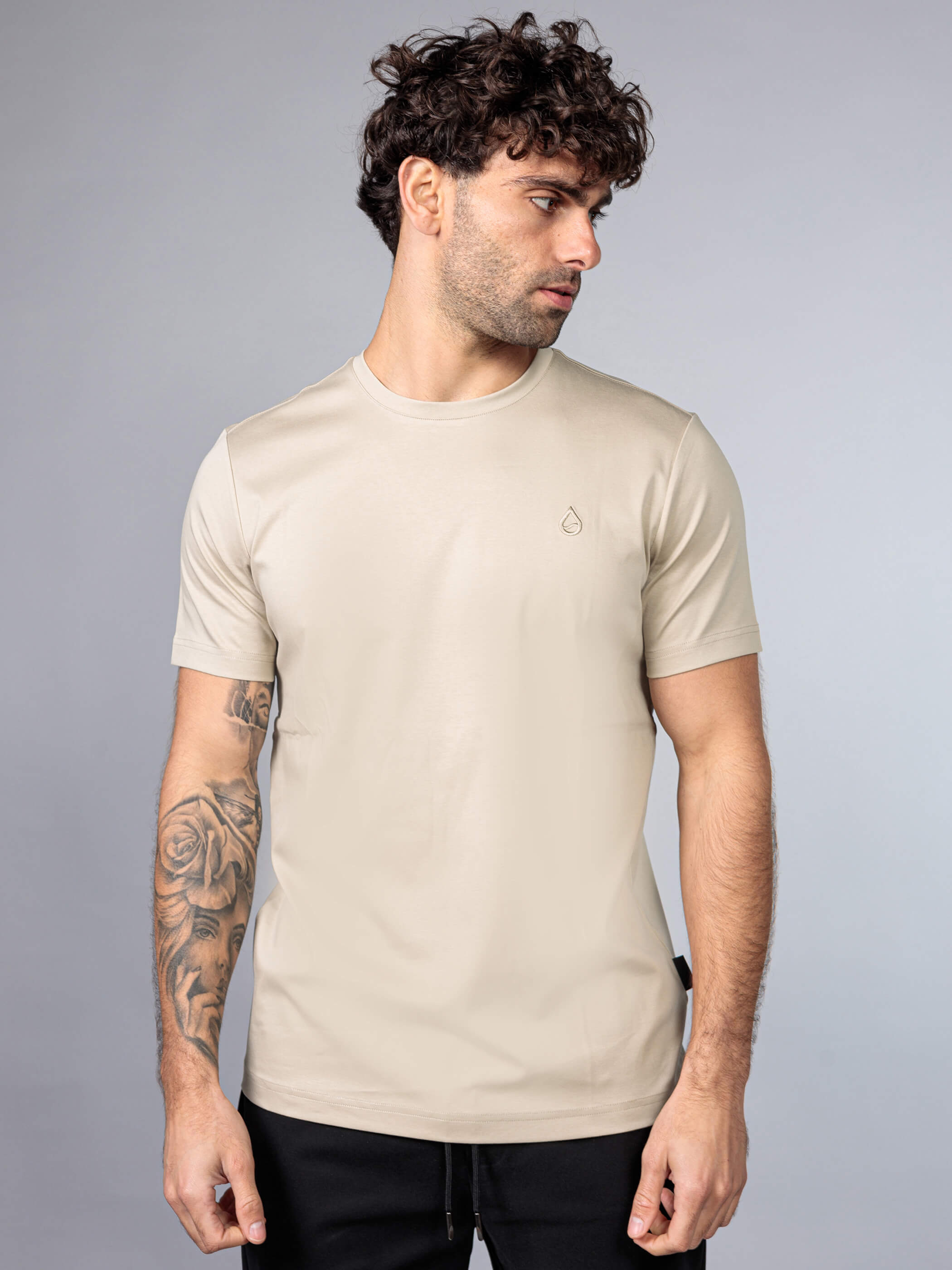 חולצת טישירט קצרה אליקסיר Basic Logo גברים