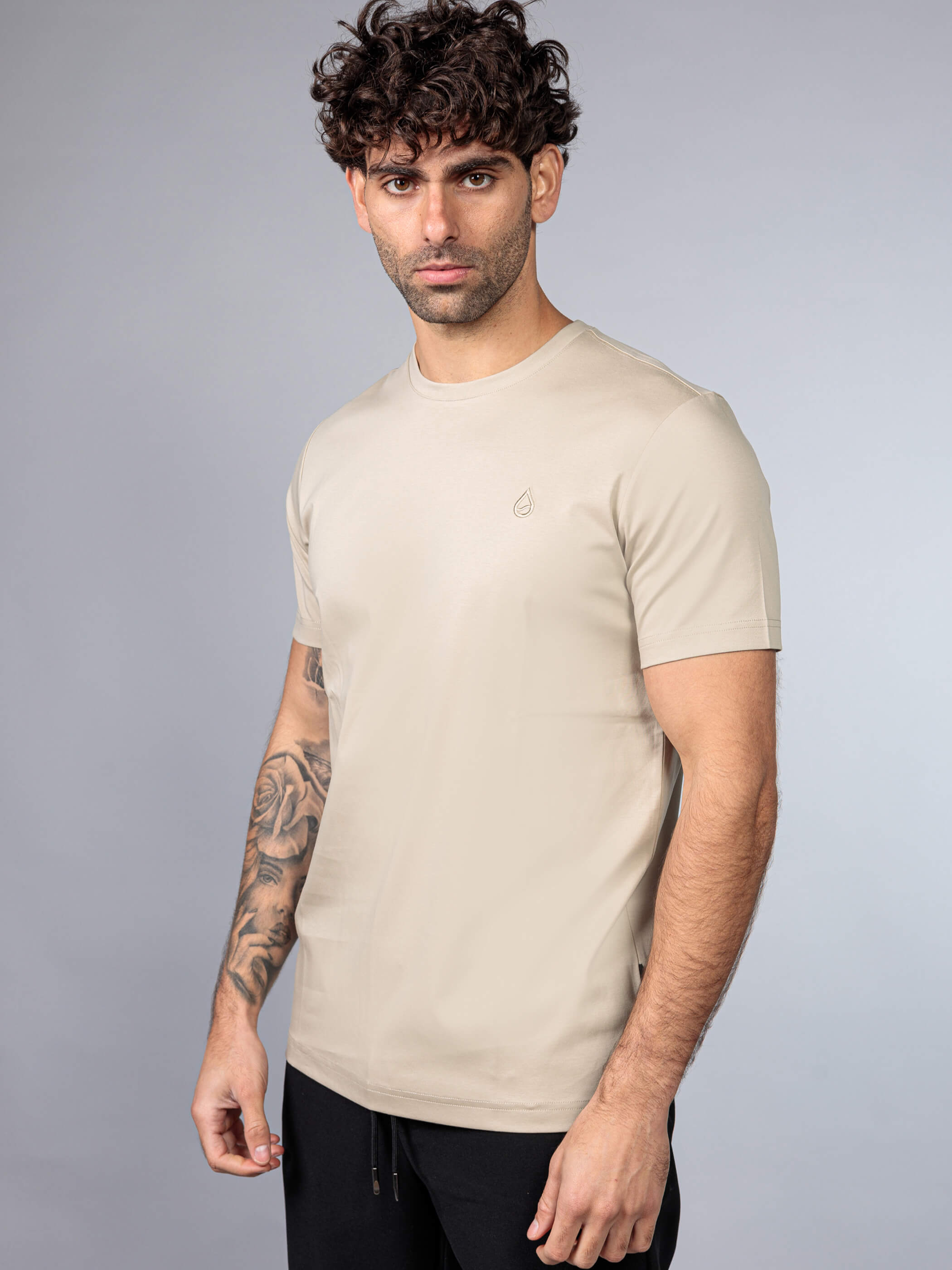 חולצת טישירט קצרה אליקסיר Basic Logo גברים