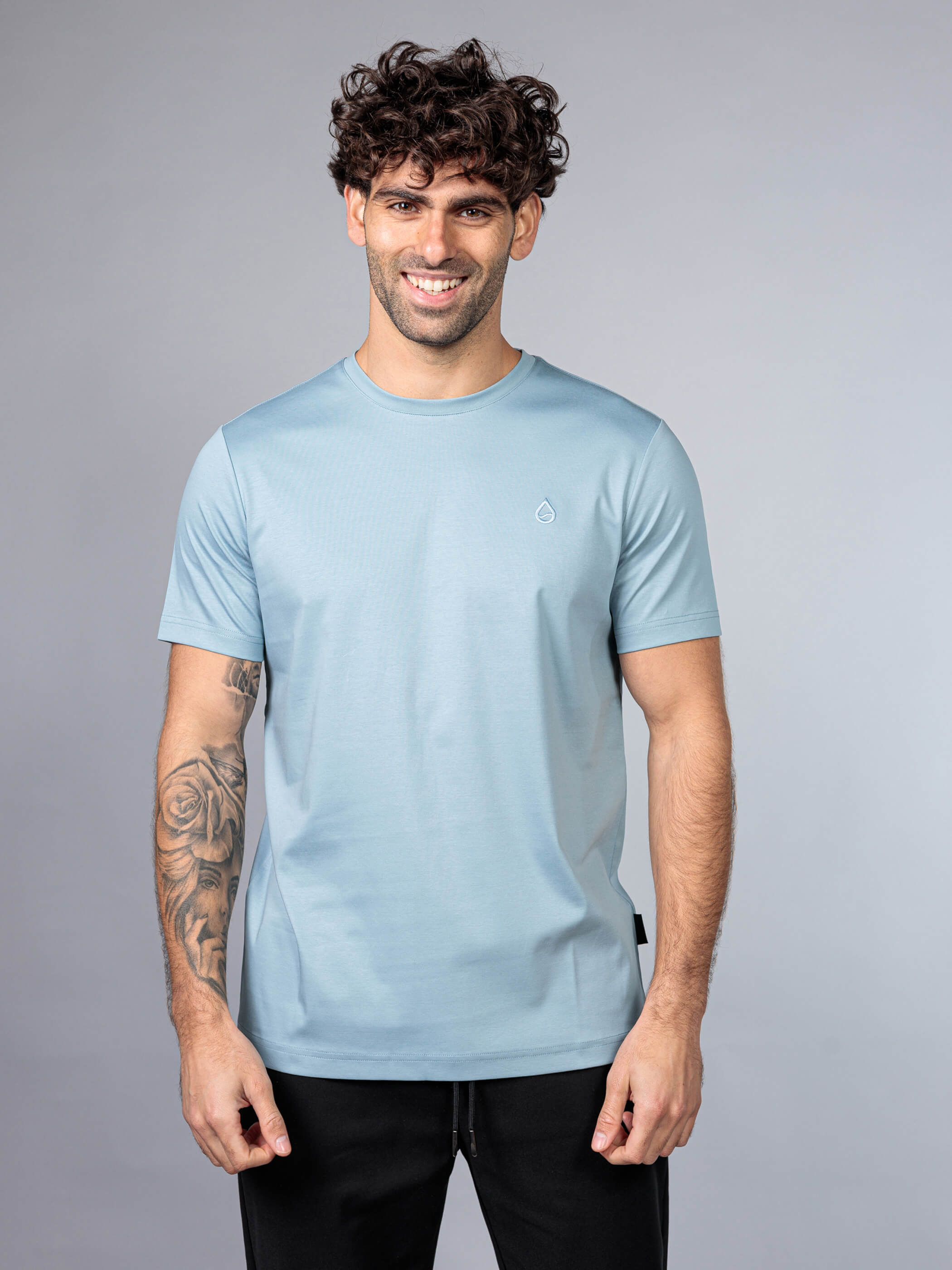 חולצת טישירט קצרה אליקסיר Basic Logo גברים