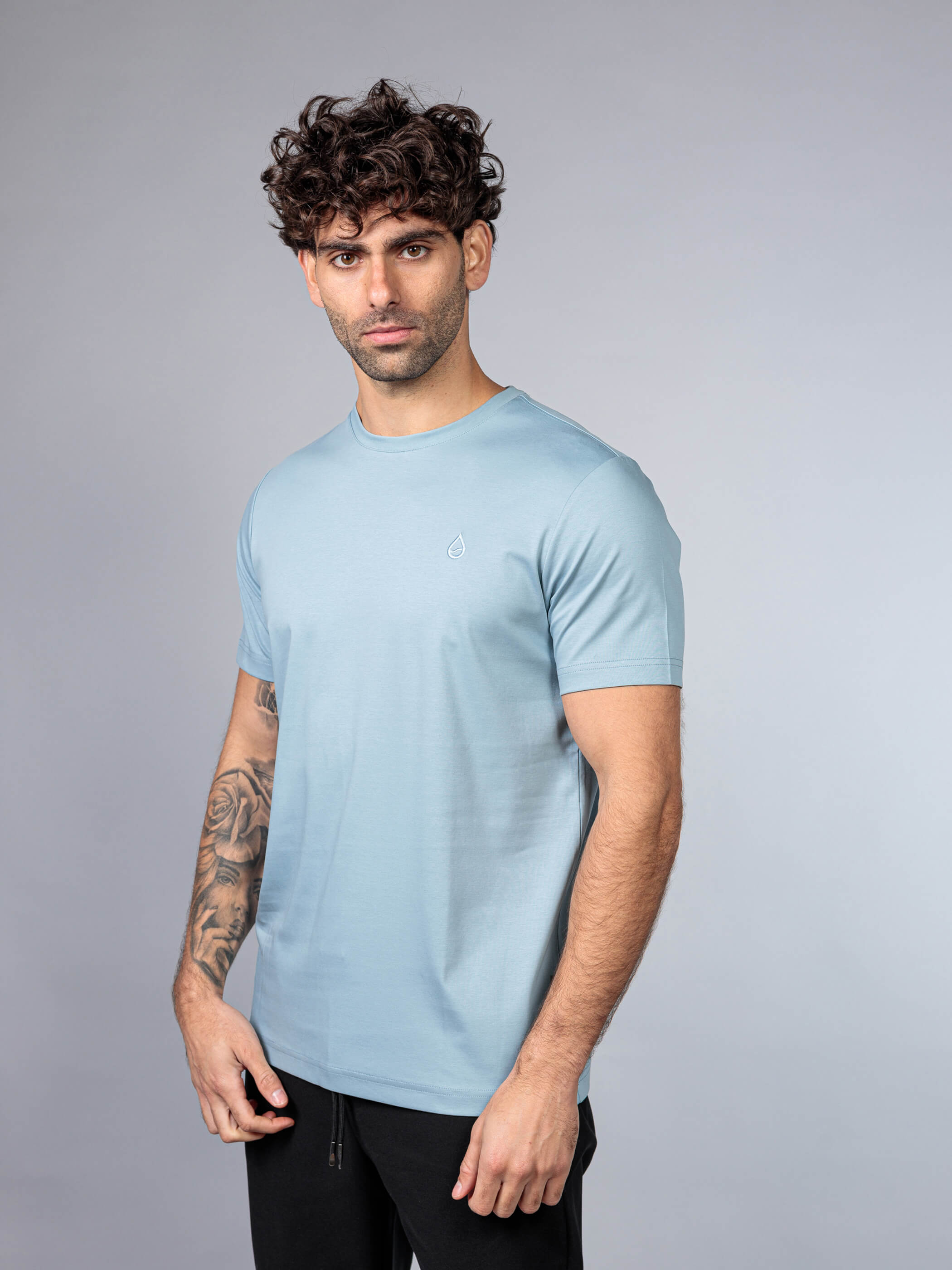 חולצת טישירט קצרה אליקסיר Basic Logo גברים