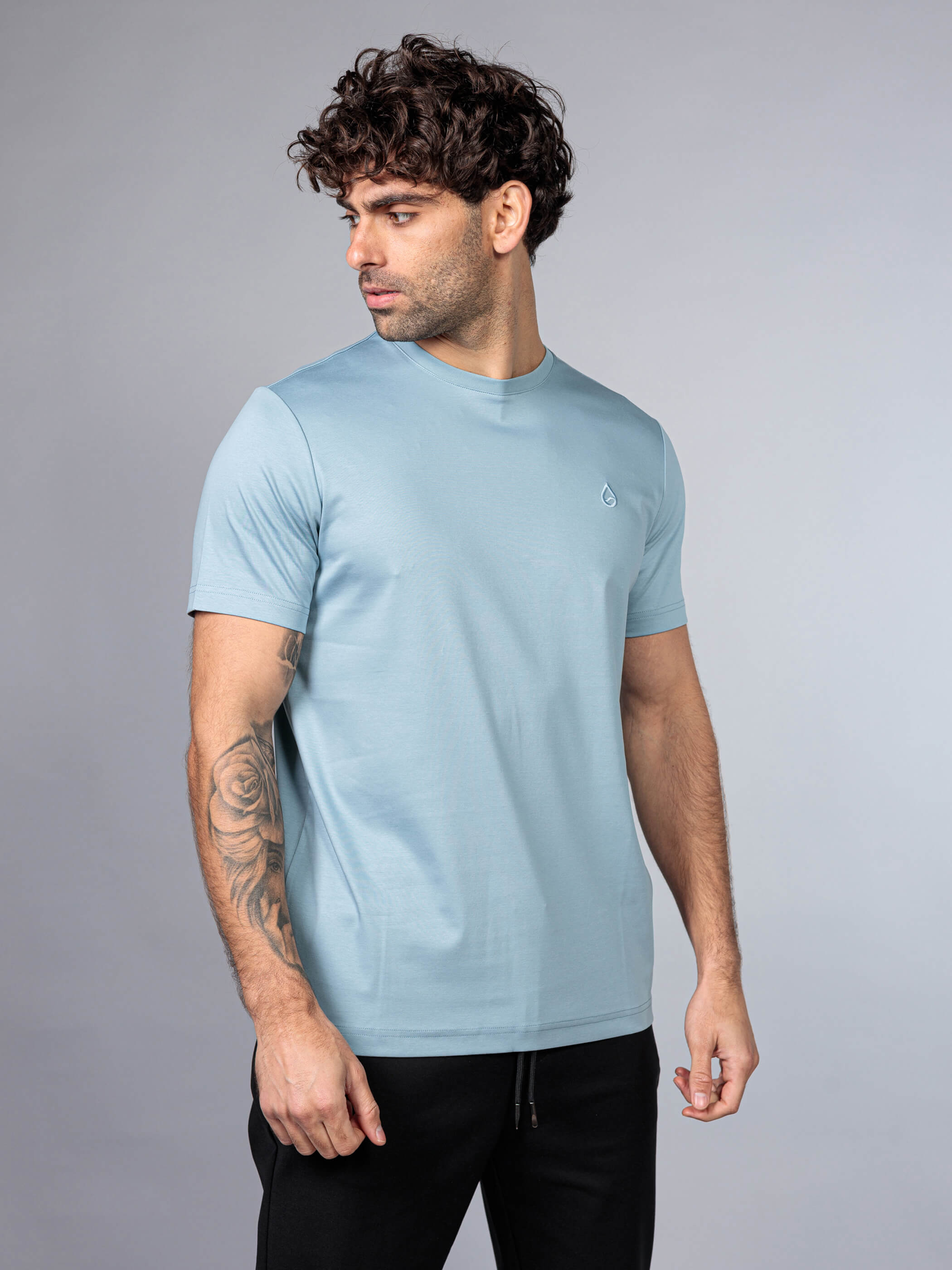 חולצת טישירט קצרה אליקסיר Basic Logo גברים