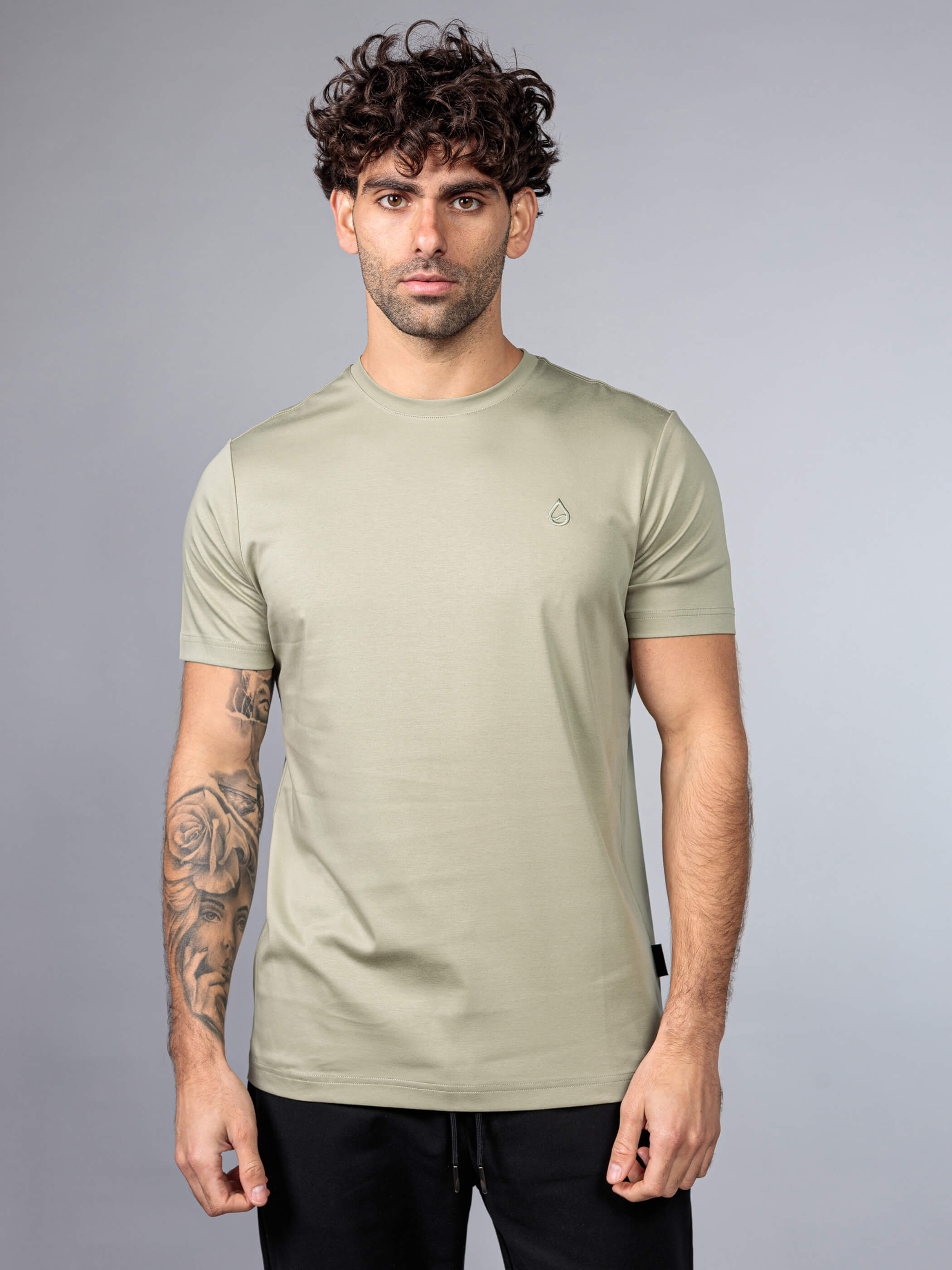 חולצת טישירט קצרה אליקסיר Basic Logo גברים