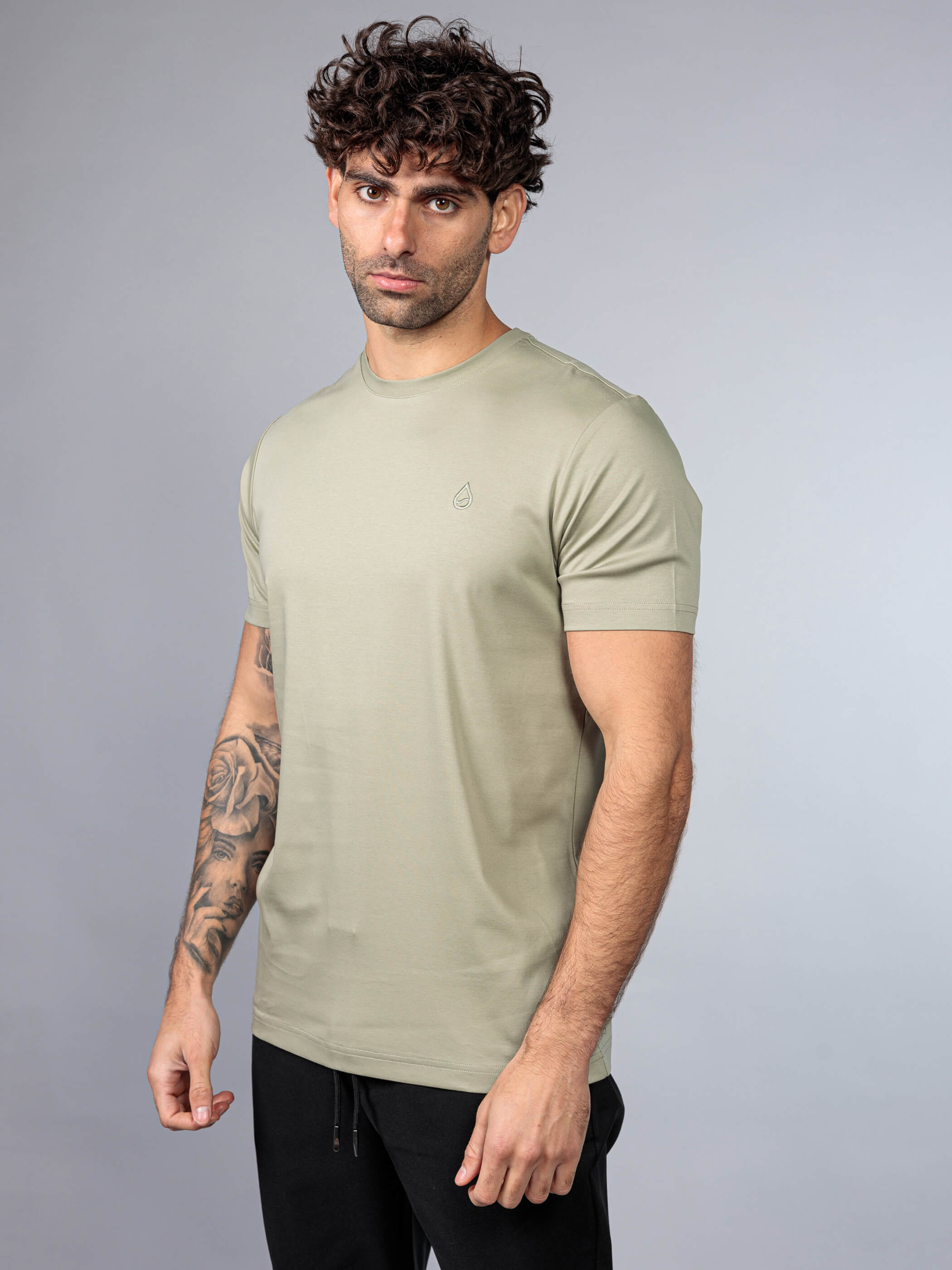 חולצת טישירט קצרה אליקסיר Basic Logo גברים