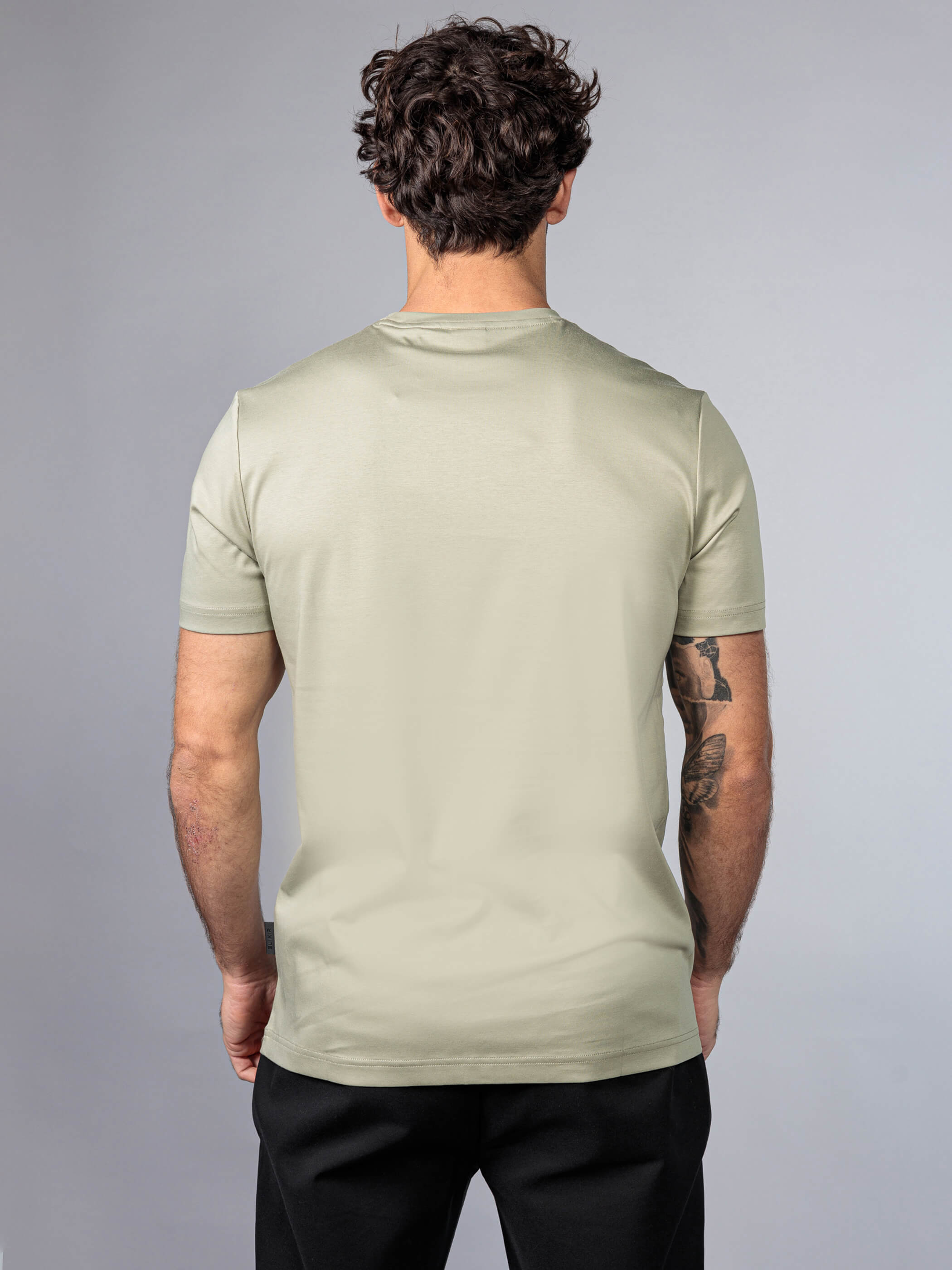 חולצת טישירט קצרה אליקסיר Basic Logo גברים