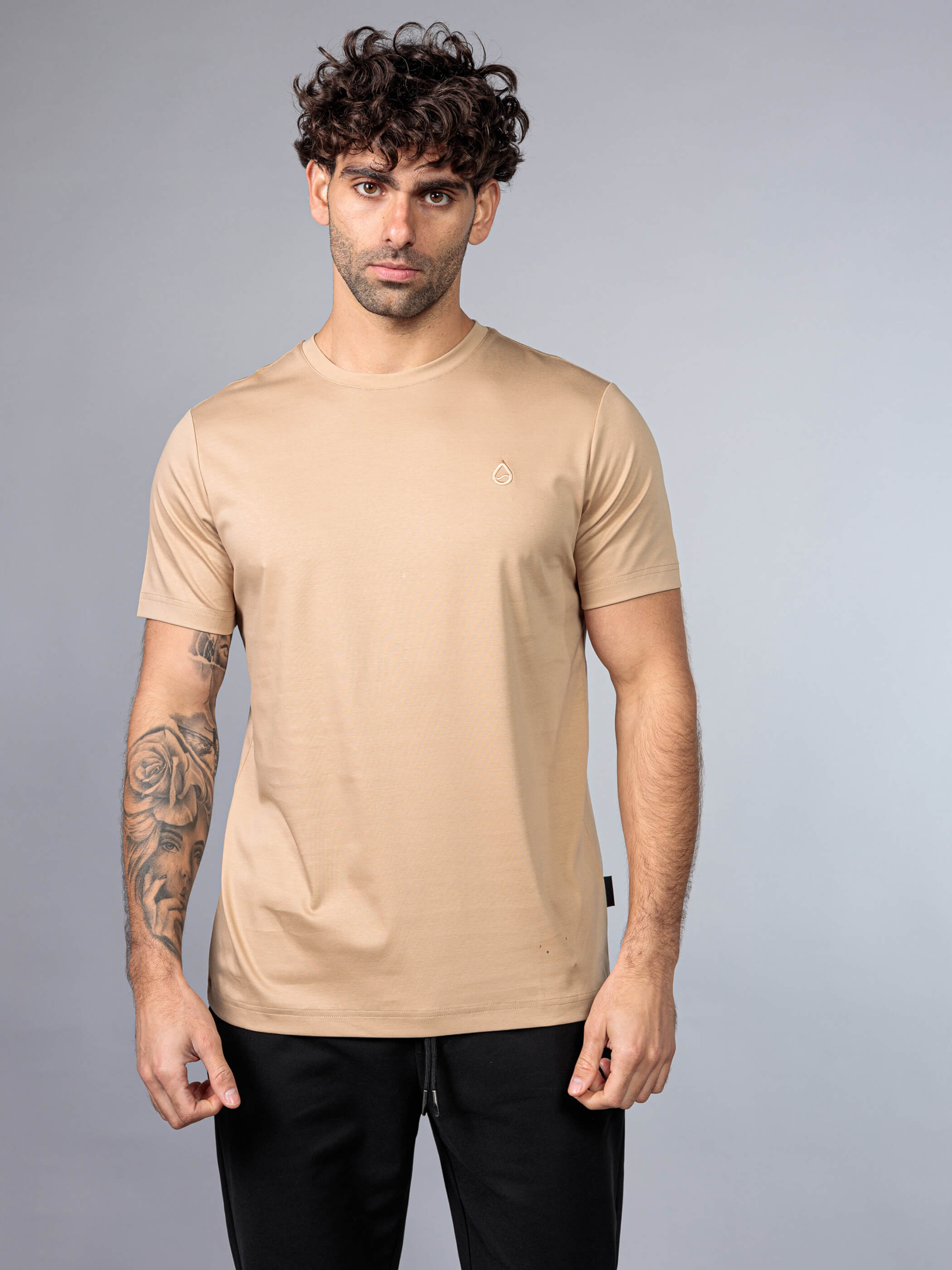 חולצת טישירט קצרה אליקסיר Basic Logo גברים