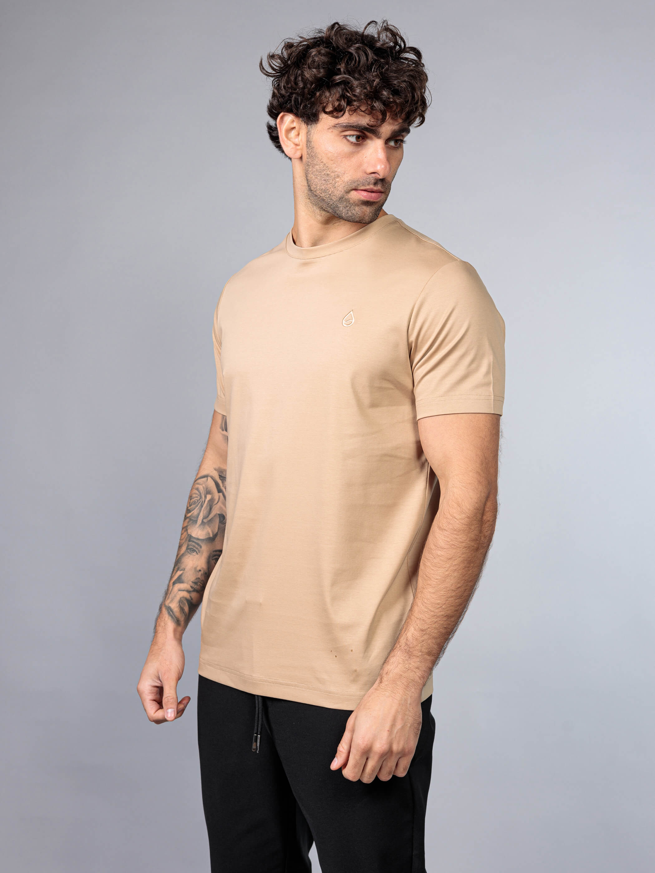 חולצת טישירט קצרה אליקסיר Basic Logo גברים