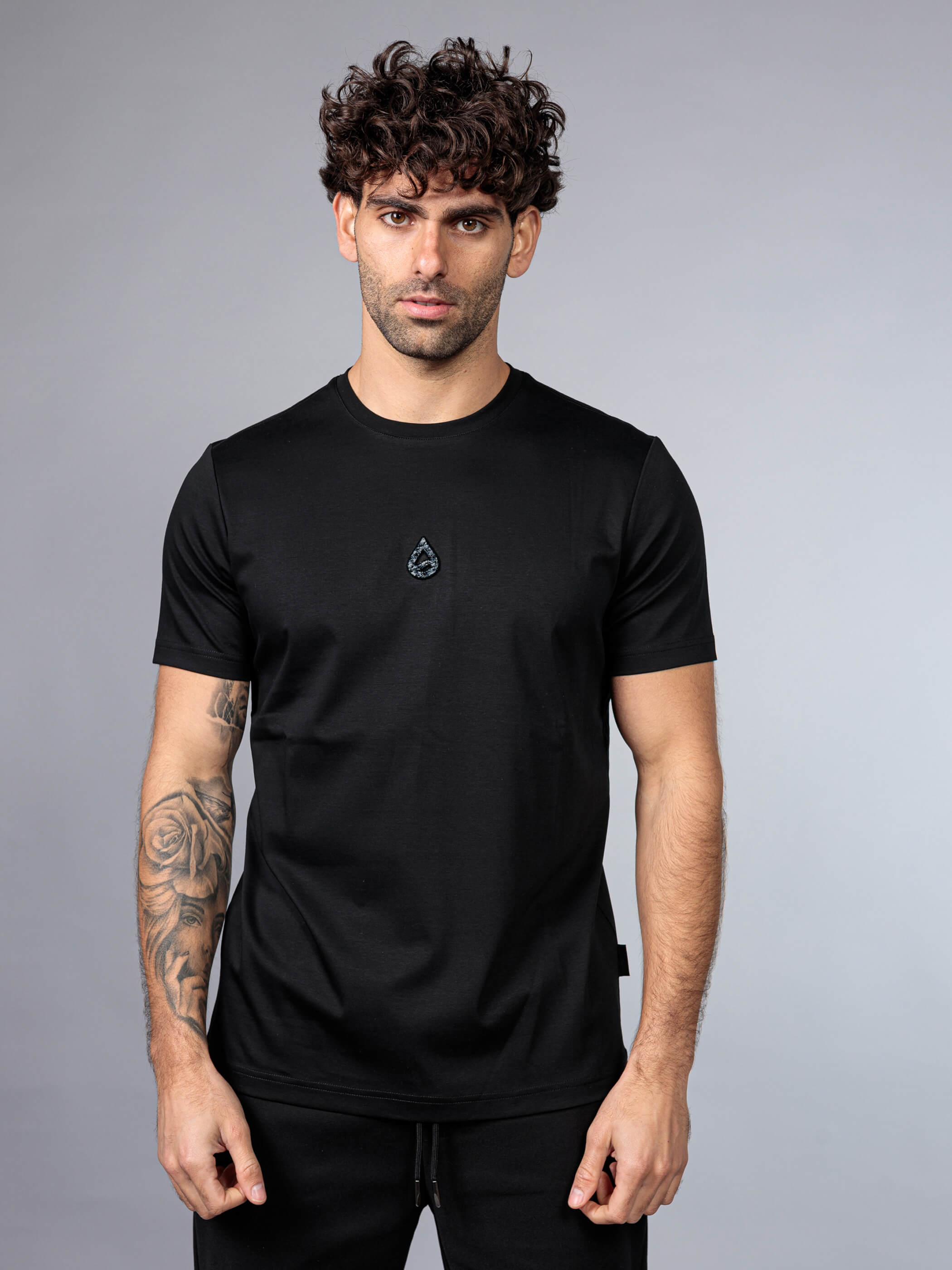 חולצת טישירט קצרה אליקסיר Back Logo גברים