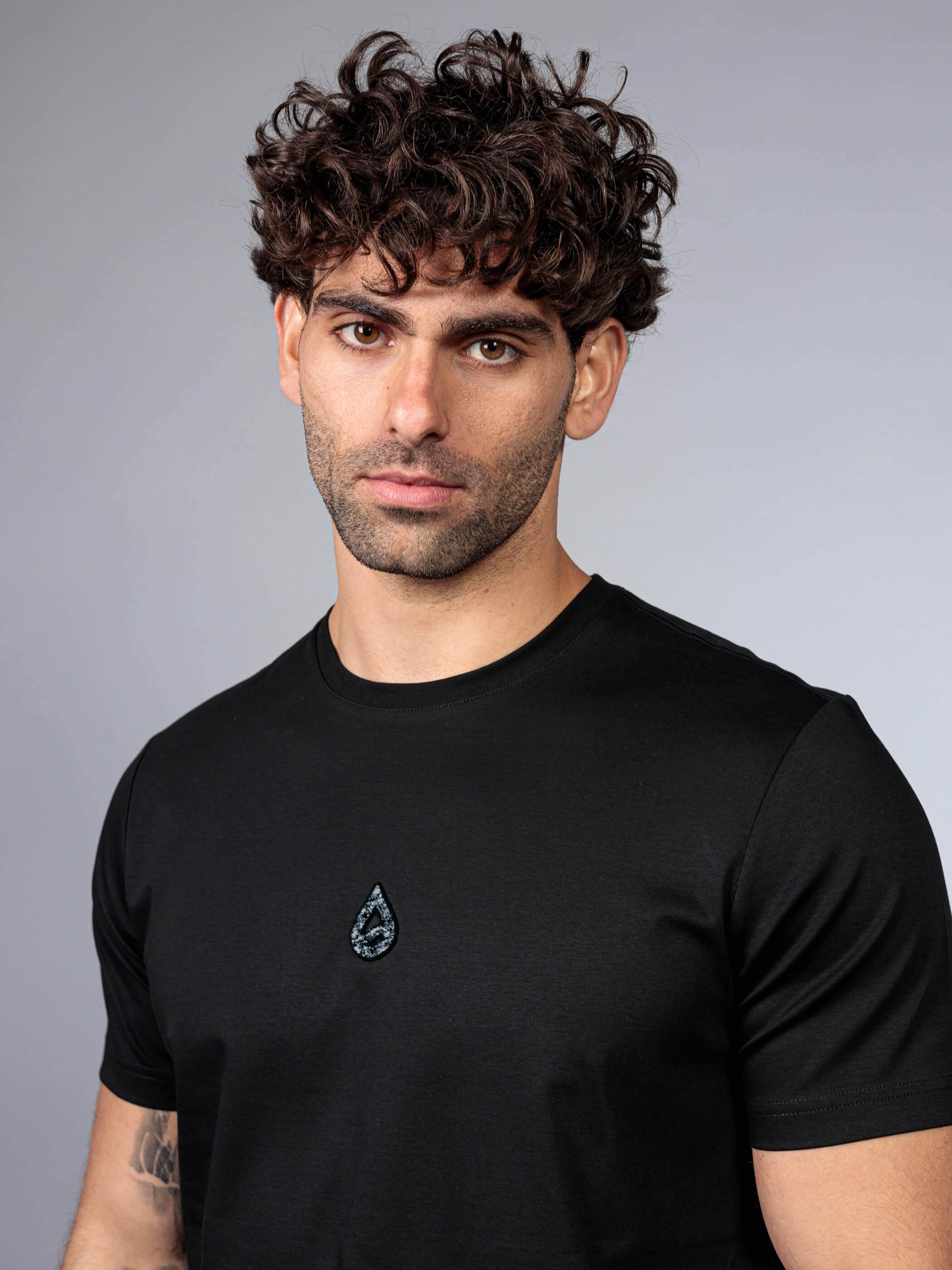 חולצת טישירט קצרה אליקסיר Back Logo גברים