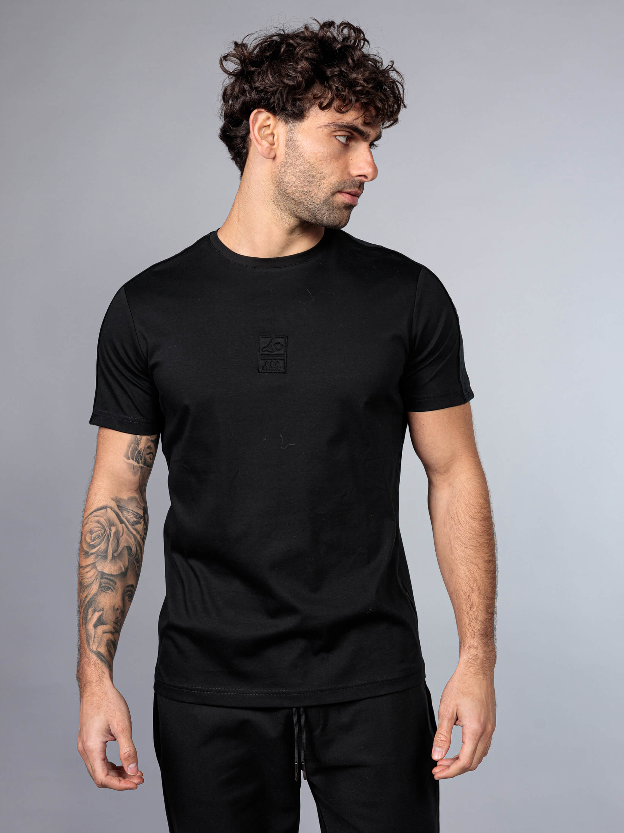 חולצת טישירט קצרה אליקסיר Center Logo גברים