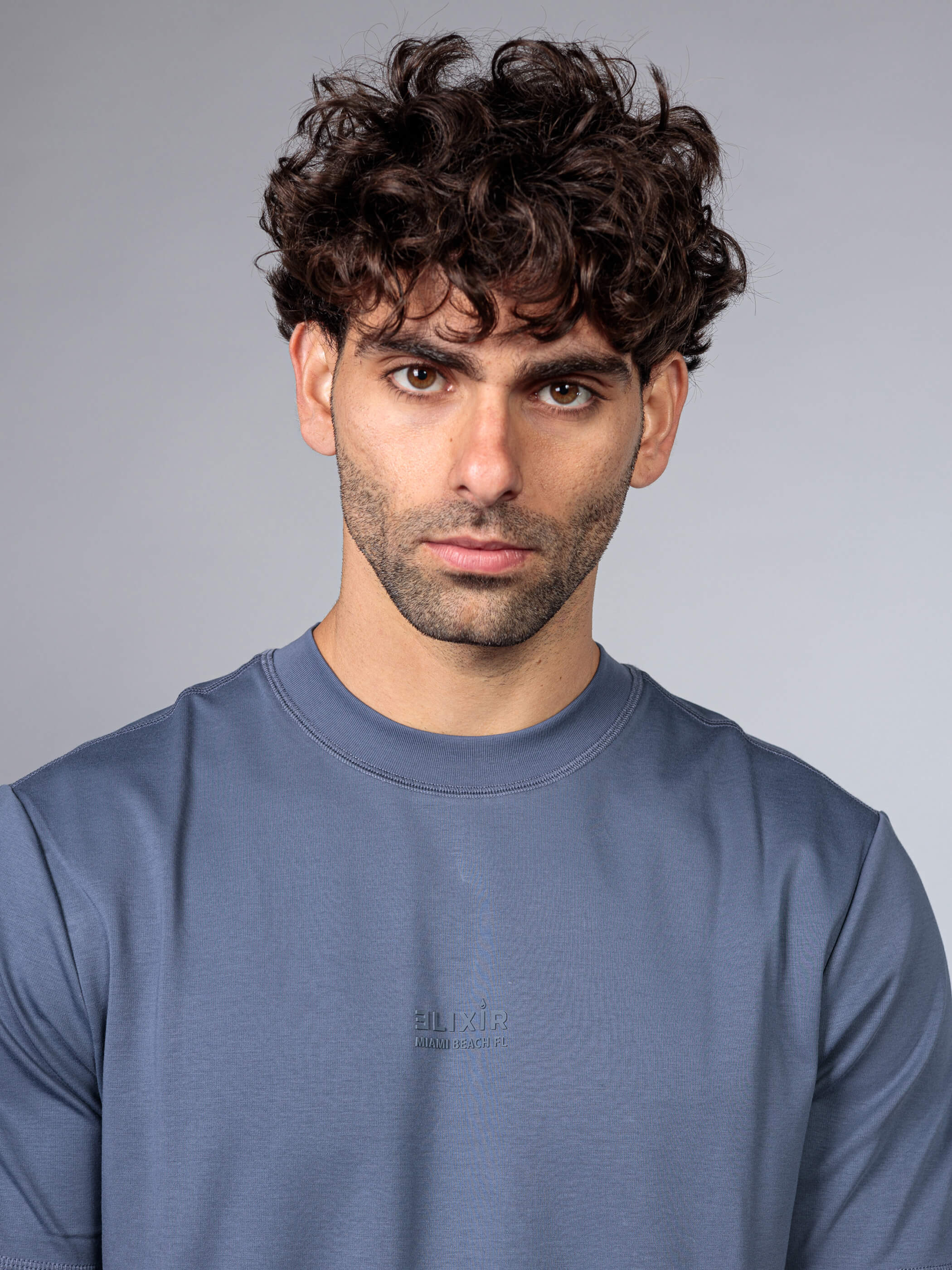 חולצת טישירט קצרה אליקסיר Center Classic Logo גברים