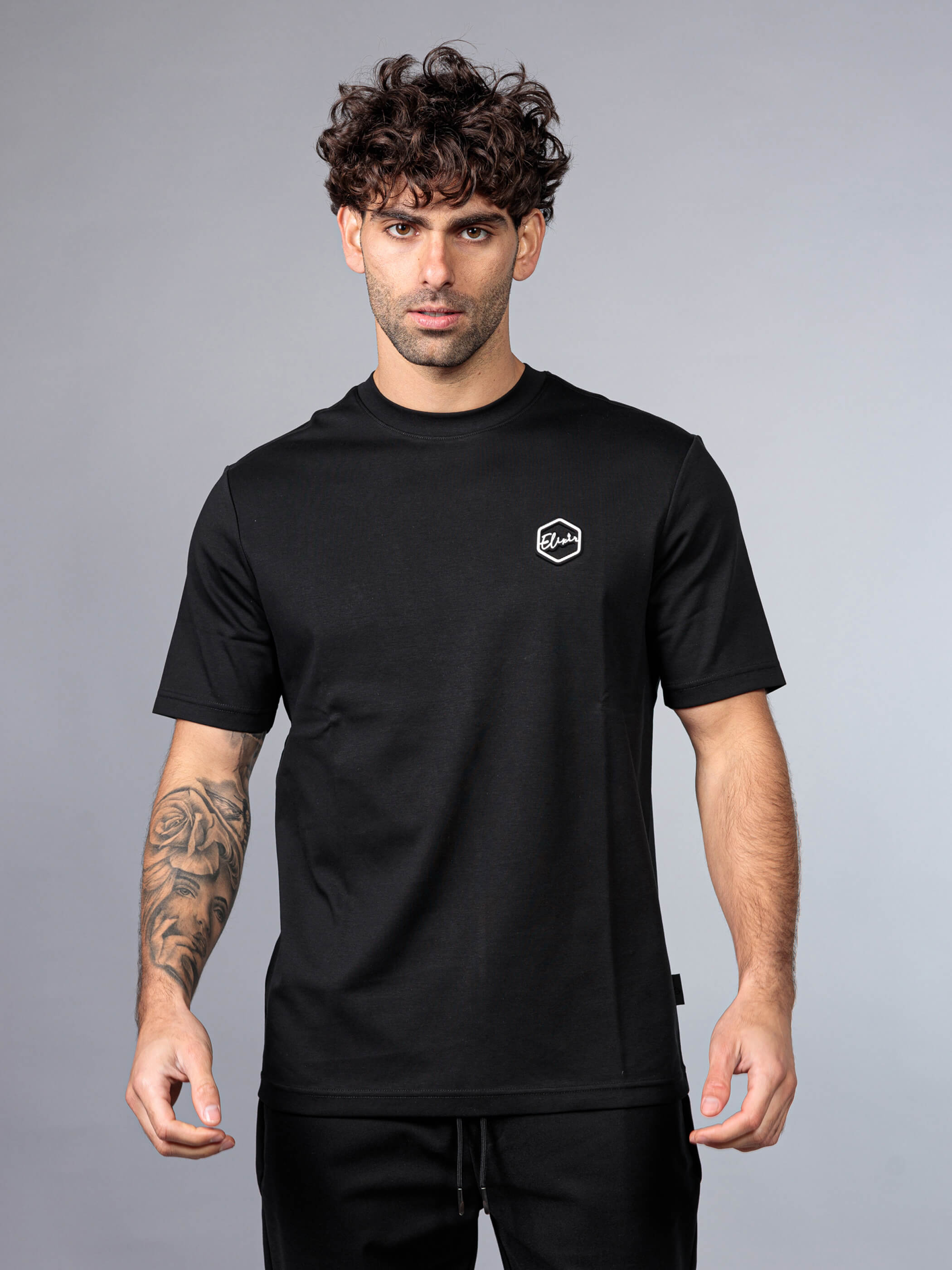 חולצת טישירט קצרה אליקסיר Small Logo גברים