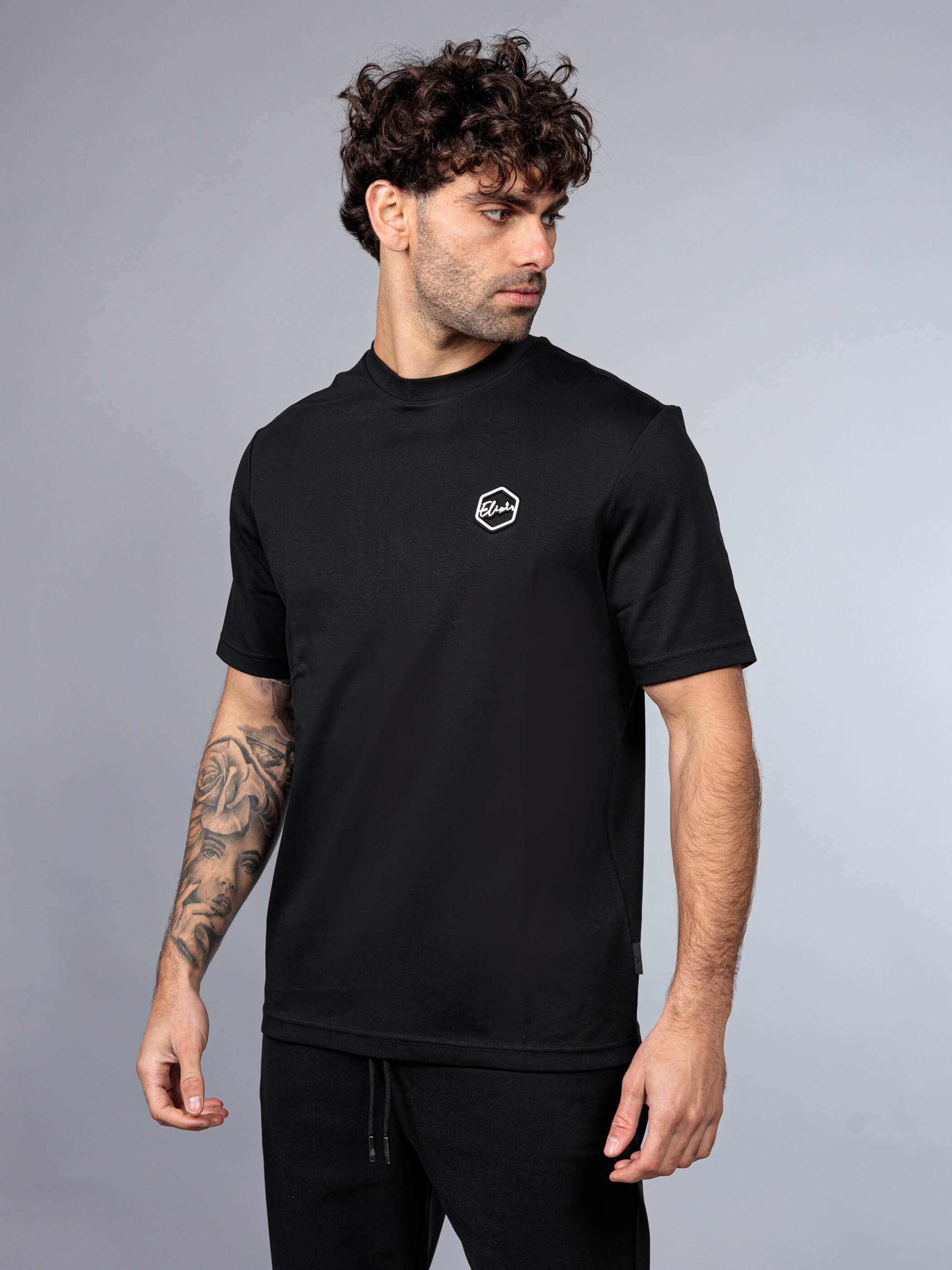 חולצת טישירט קצרה אליקסיר Small Logo גברים