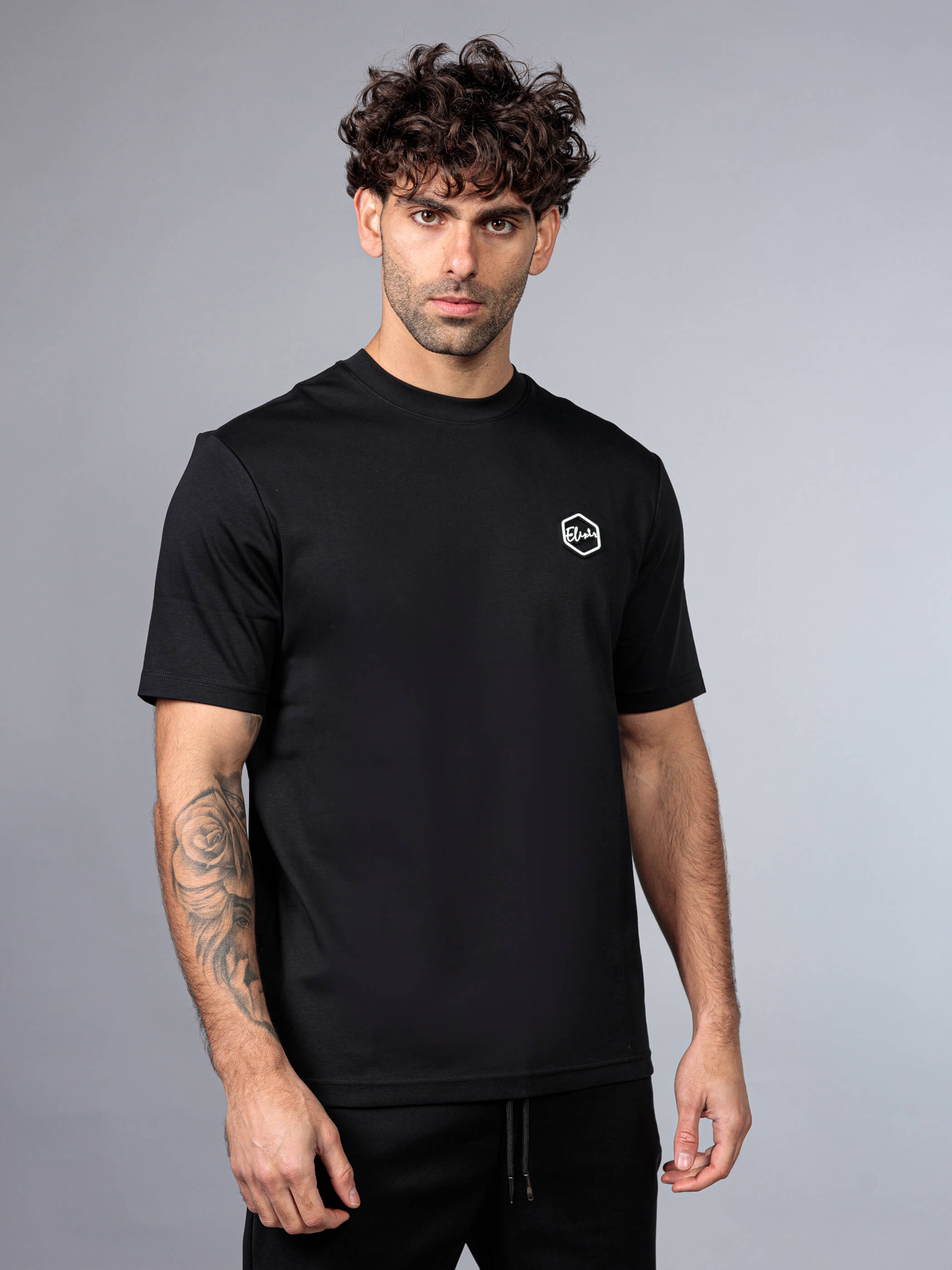 חולצת טישירט קצרה אליקסיר Small Logo גברים