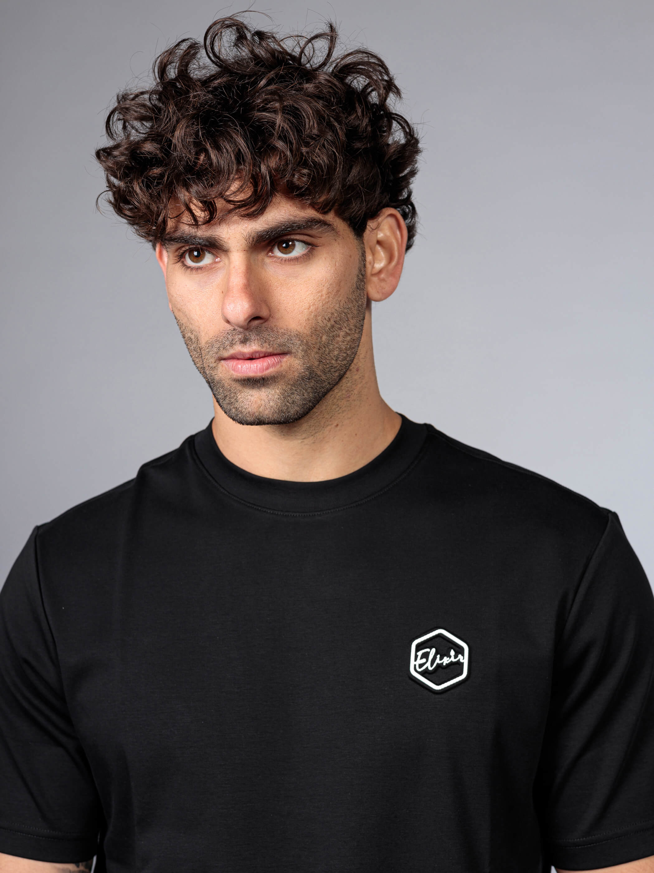 חולצת טישירט קצרה אליקסיר Small Logo גברים