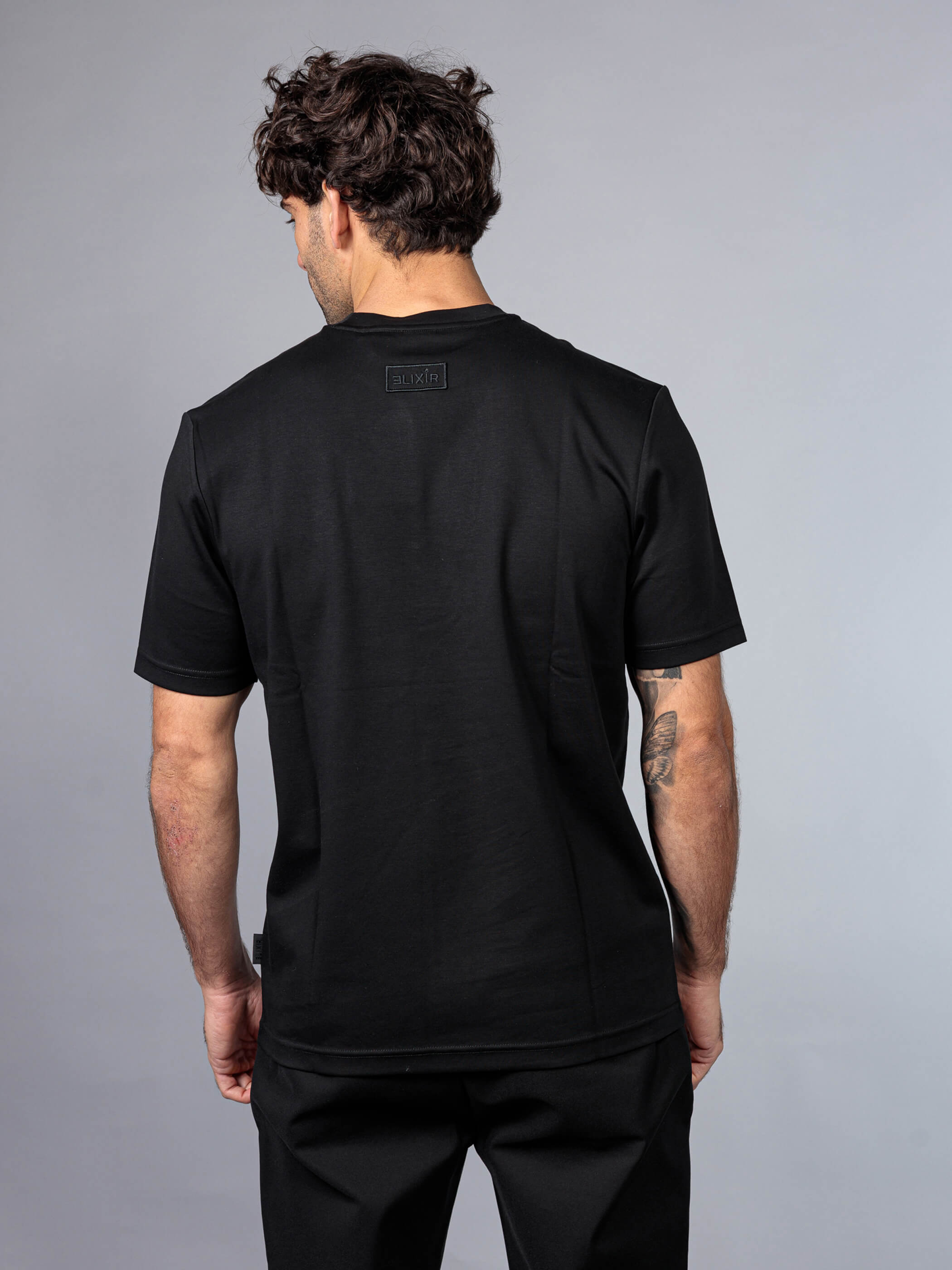 חולצת טישירט קצרה אליקסיר Small Logo גברים