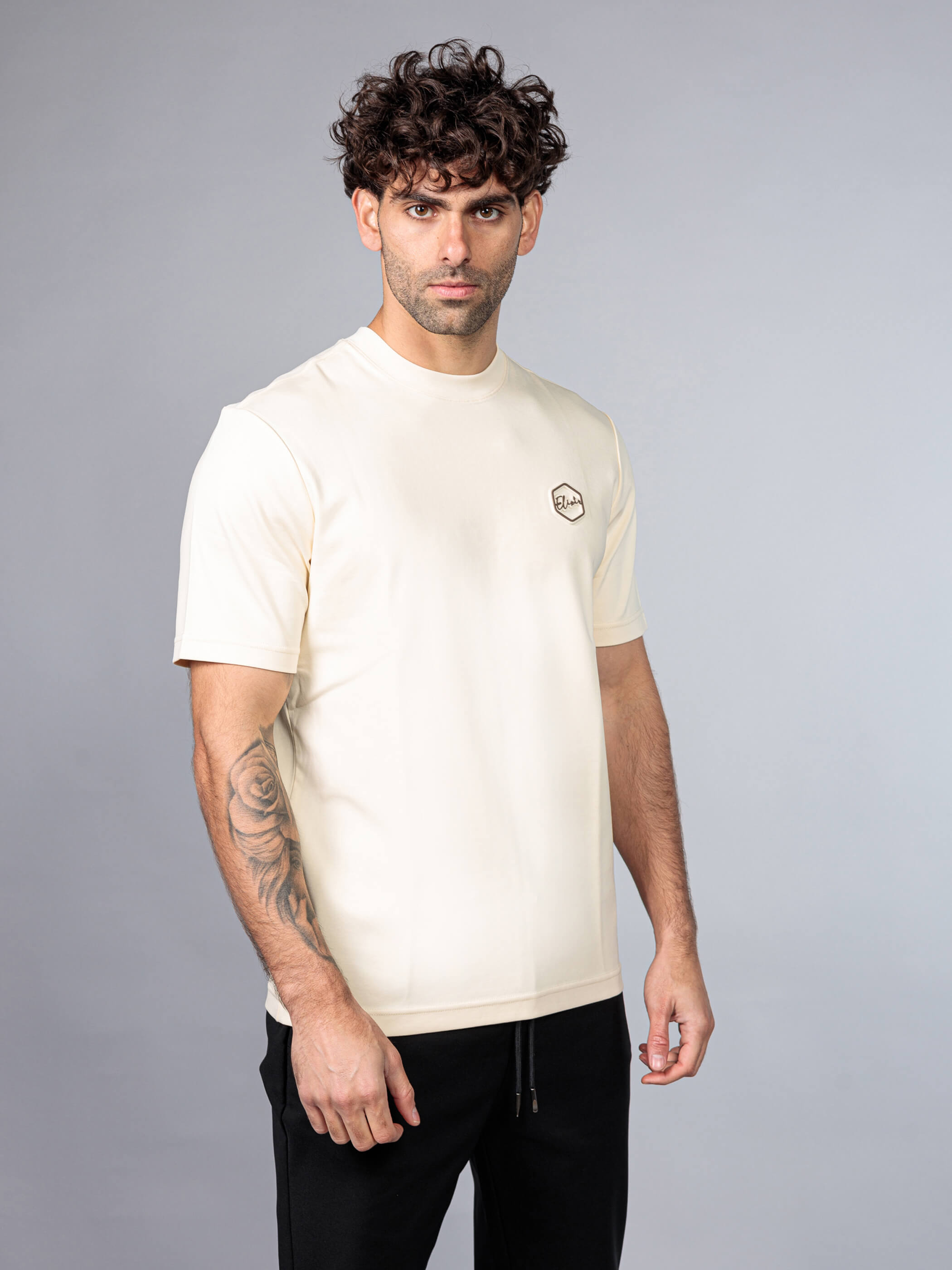 חולצת טישירט קצרה אליקסיר Small Logo גברים