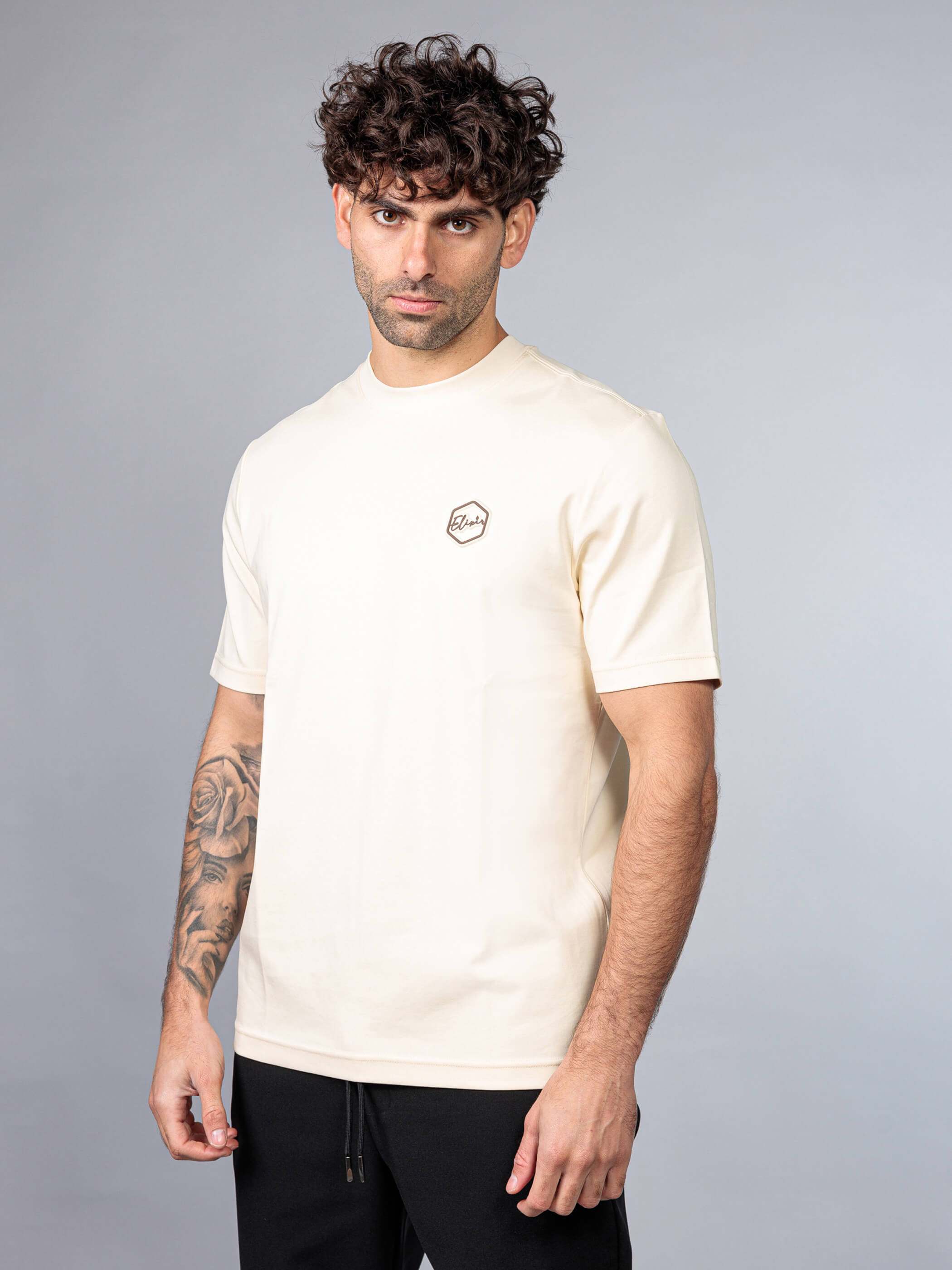 חולצת טישירט קצרה אליקסיר Small Logo גברים