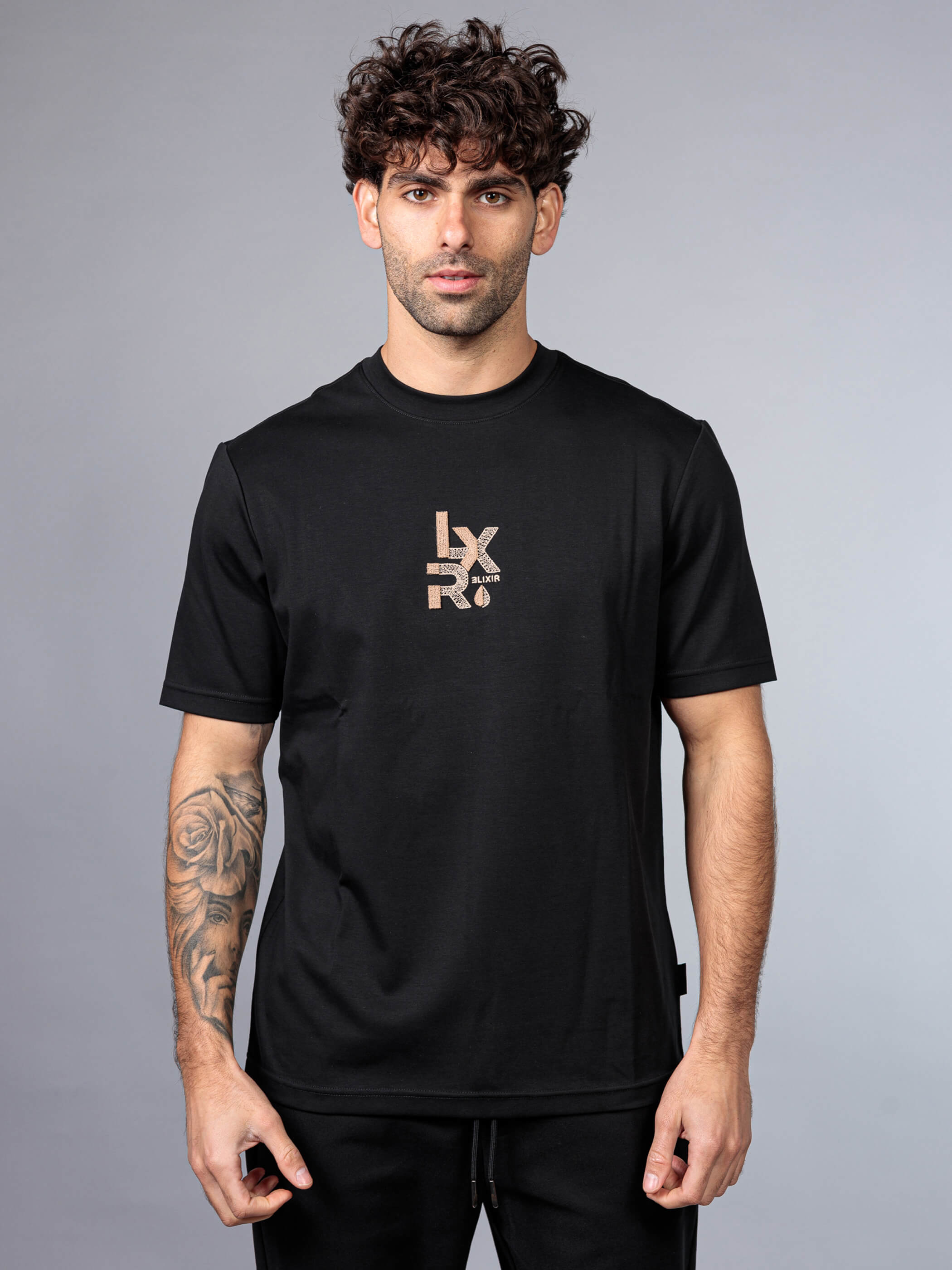 חולצת טישירט קצרה אליקסיר Fur Logo גברים