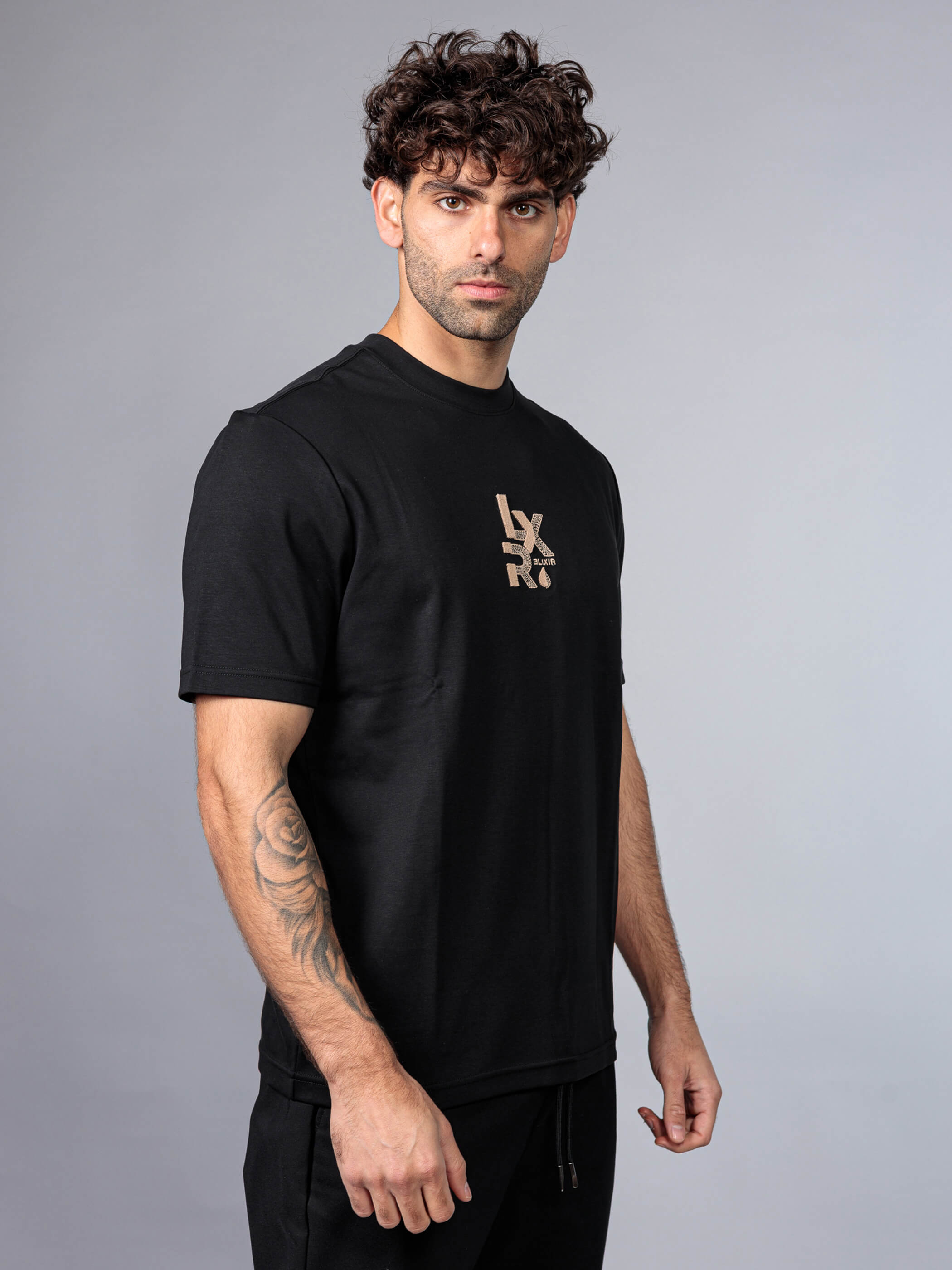 חולצת טישירט קצרה אליקסיר Fur Logo גברים