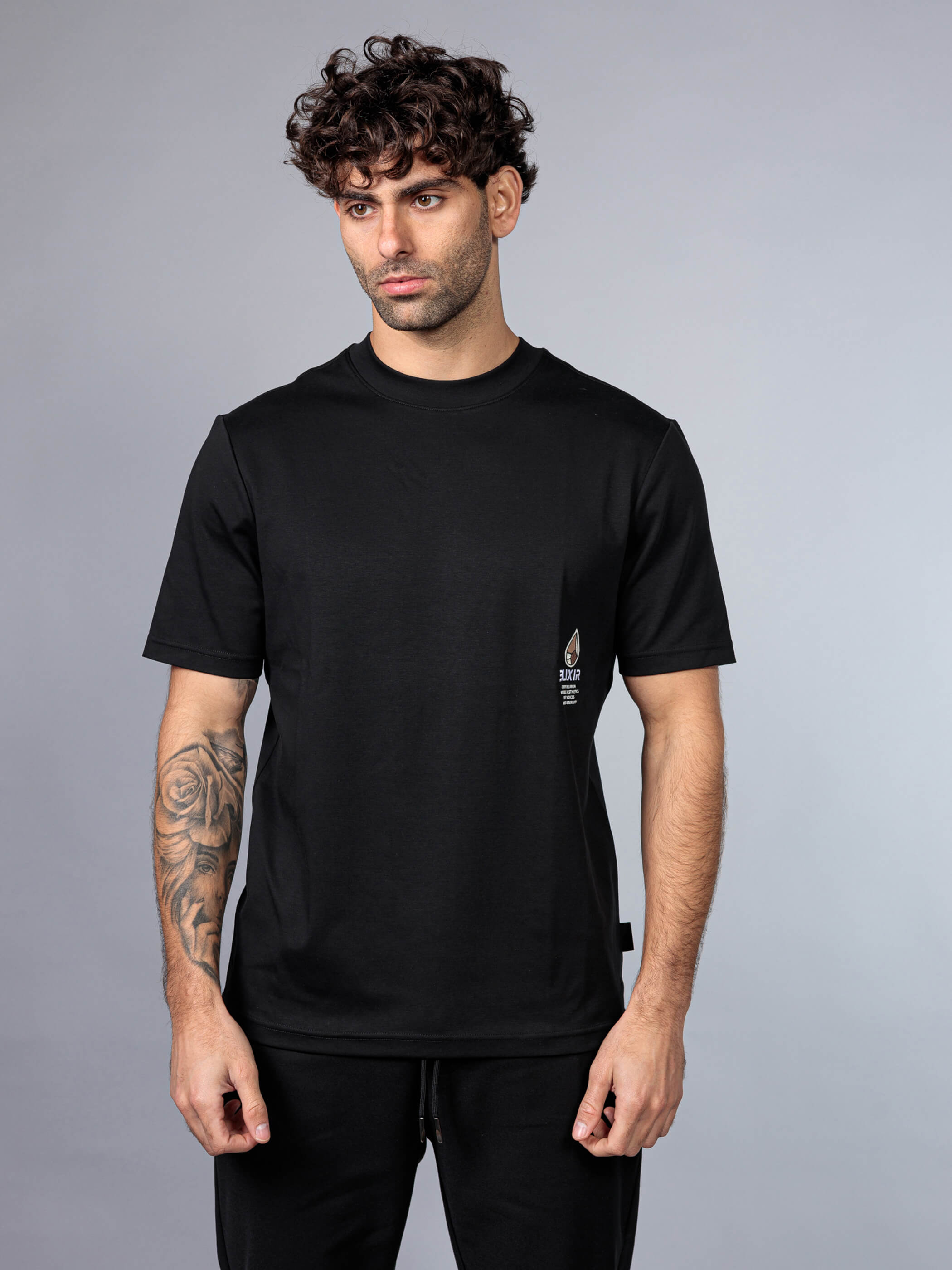 חולצת טישירט קצרה אליקסיר Patch Logo גברים