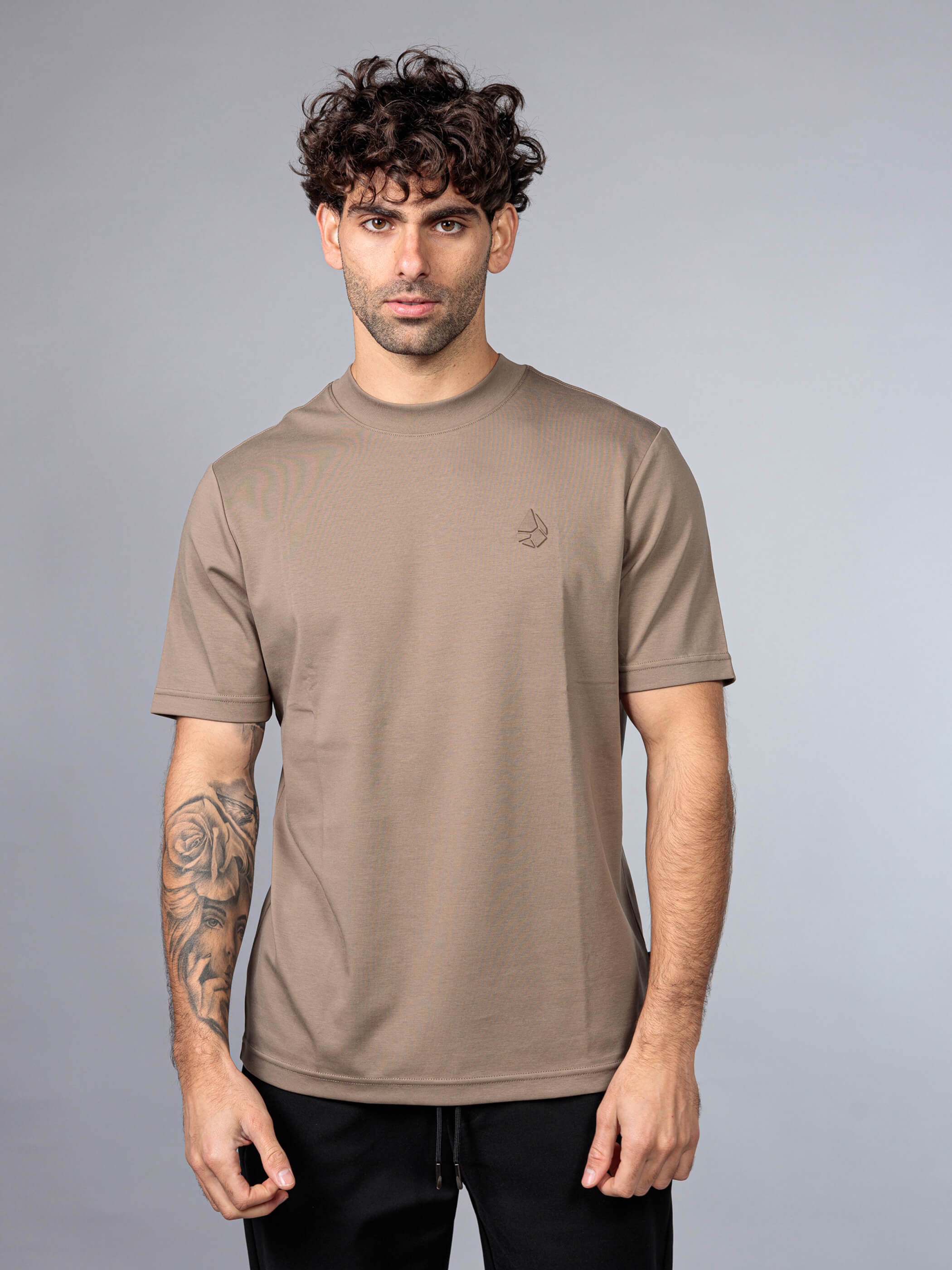 חולצת טישירט קצרה אליקסיר Back Logo Embroidery גברים