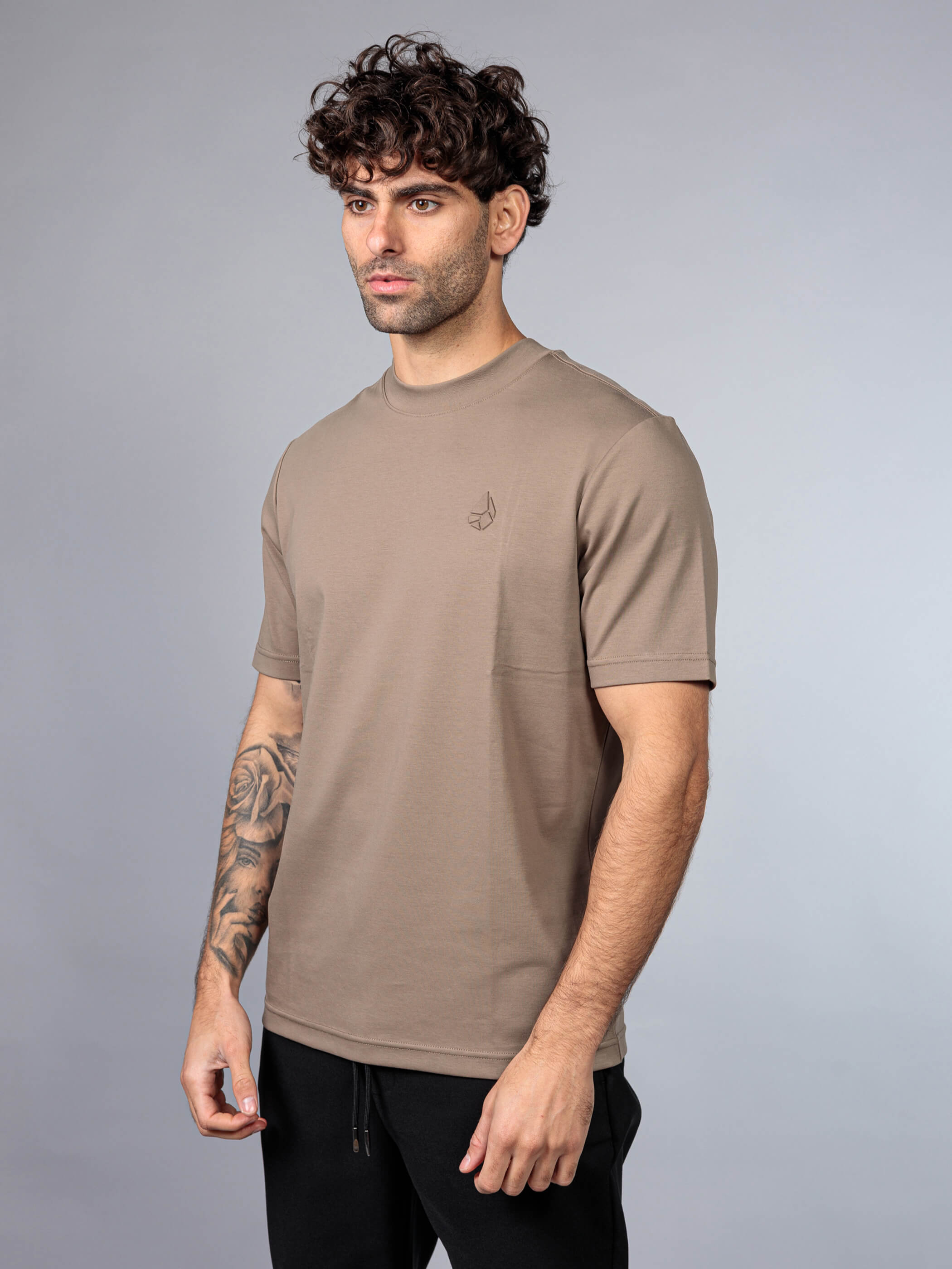 חולצת טישירט קצרה אליקסיר Back Logo Embroidery גברים