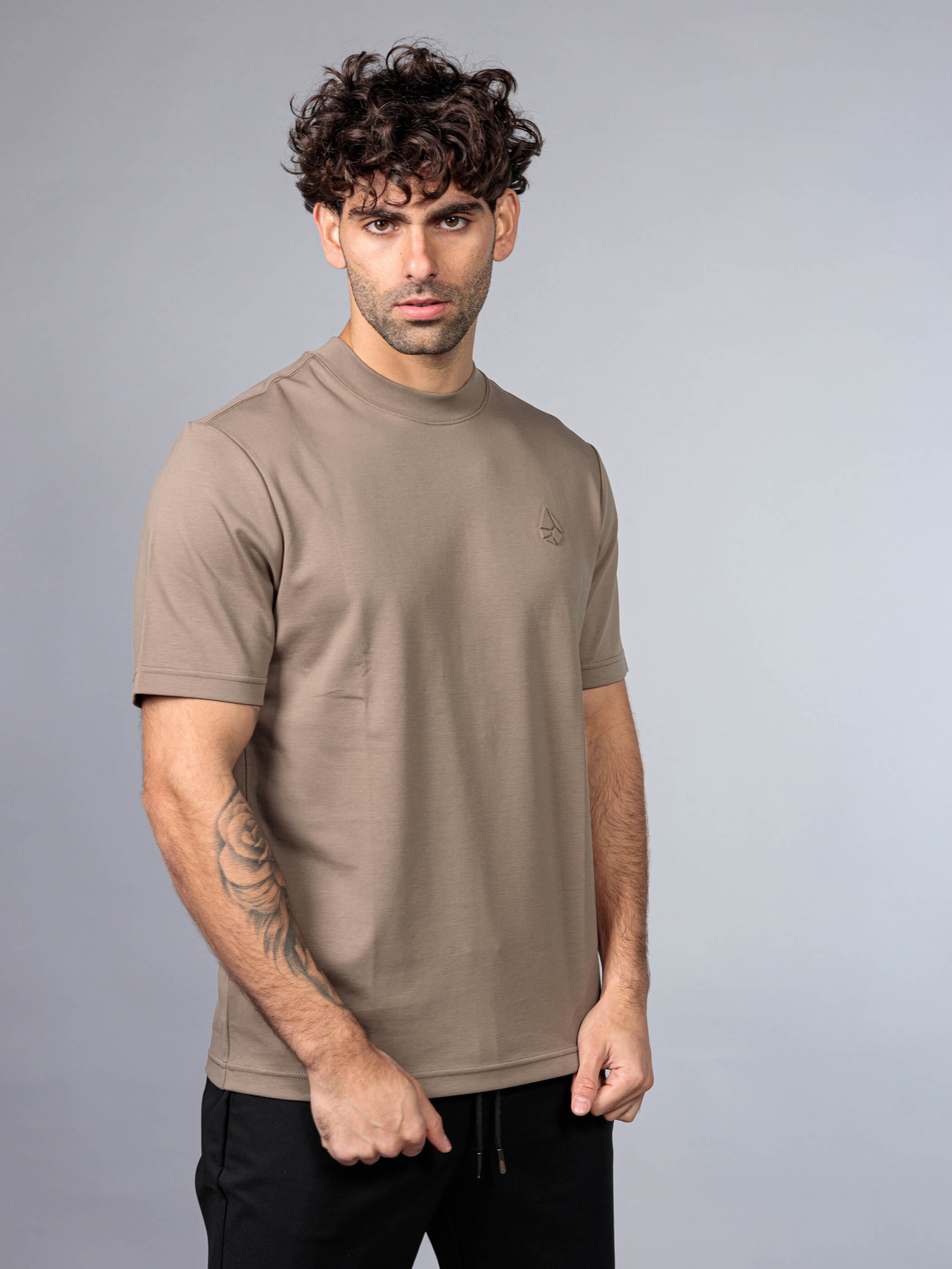 חולצת טישירט קצרה אליקסיר Back Logo Embroidery גברים