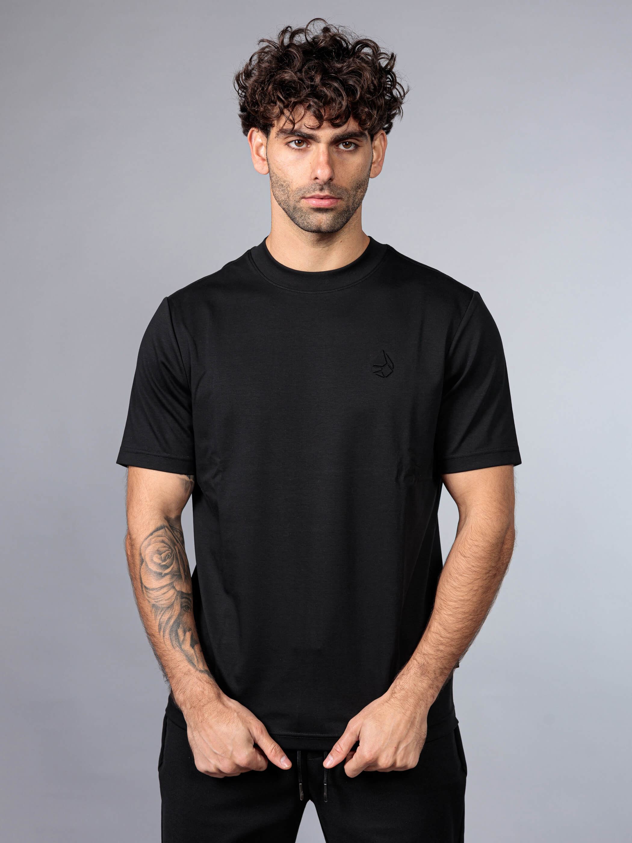 חולצת טישירט קצרה אליקסיר Back Logo Embroidery גברים