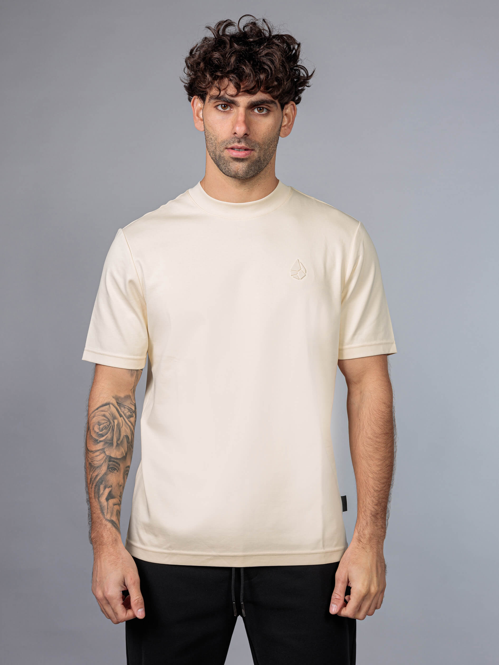 חולצת טישירט קצרה אליקסיר Back Logo Embroidery גברים