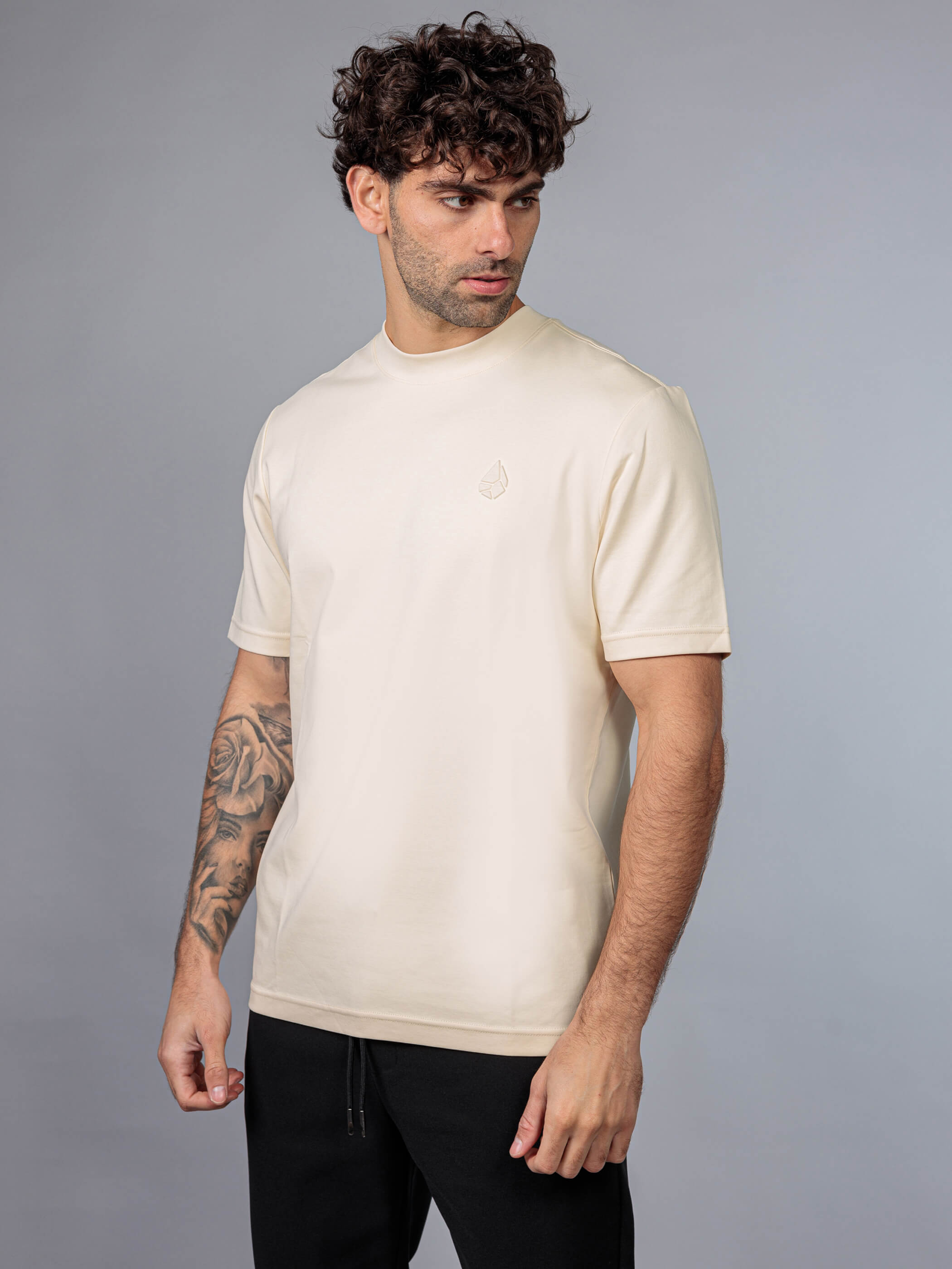 חולצת טישירט קצרה אליקסיר Back Logo Embroidery גברים