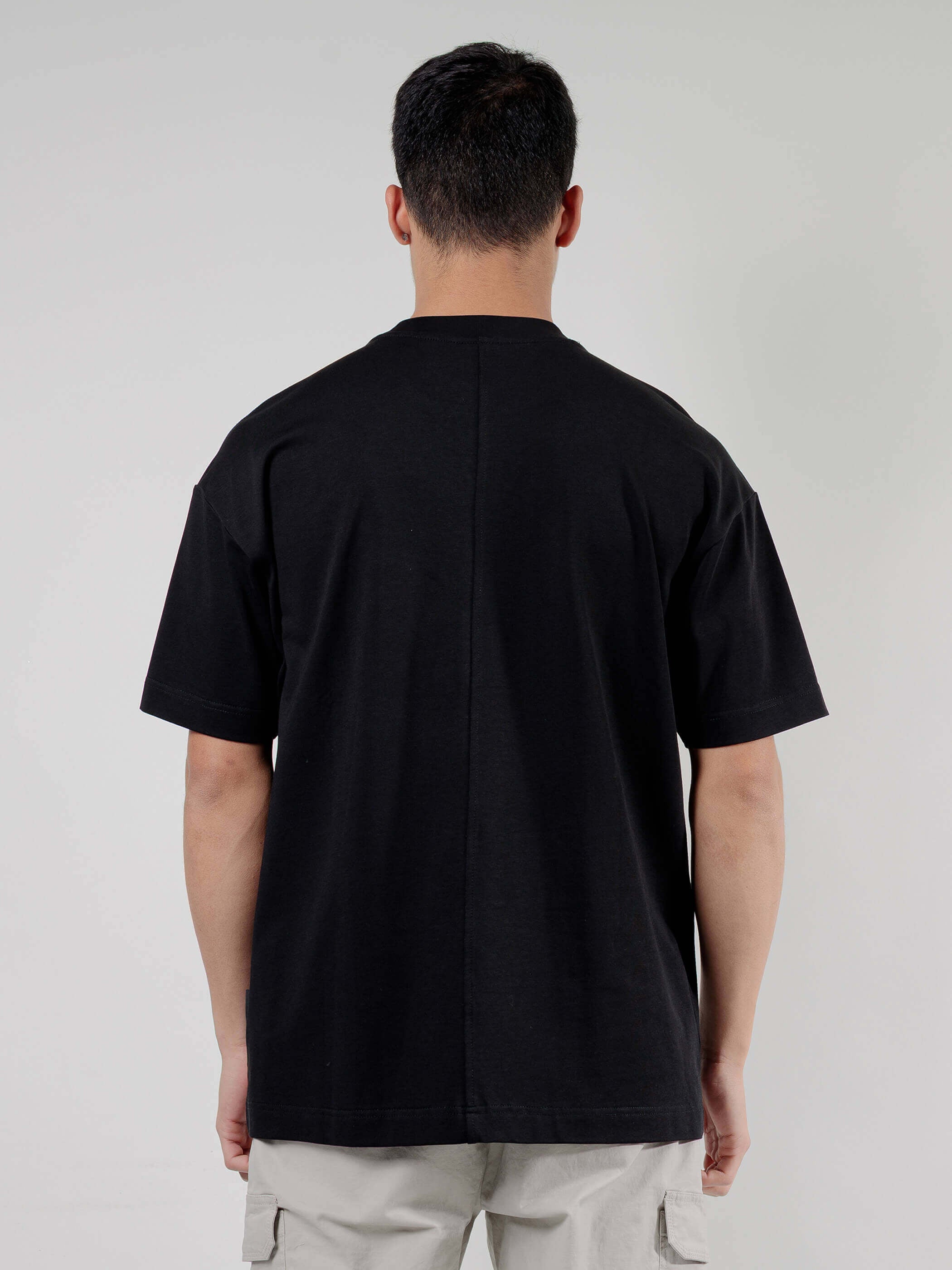 חולצת טישירט קצרה אליקסיר Print Logo גברים