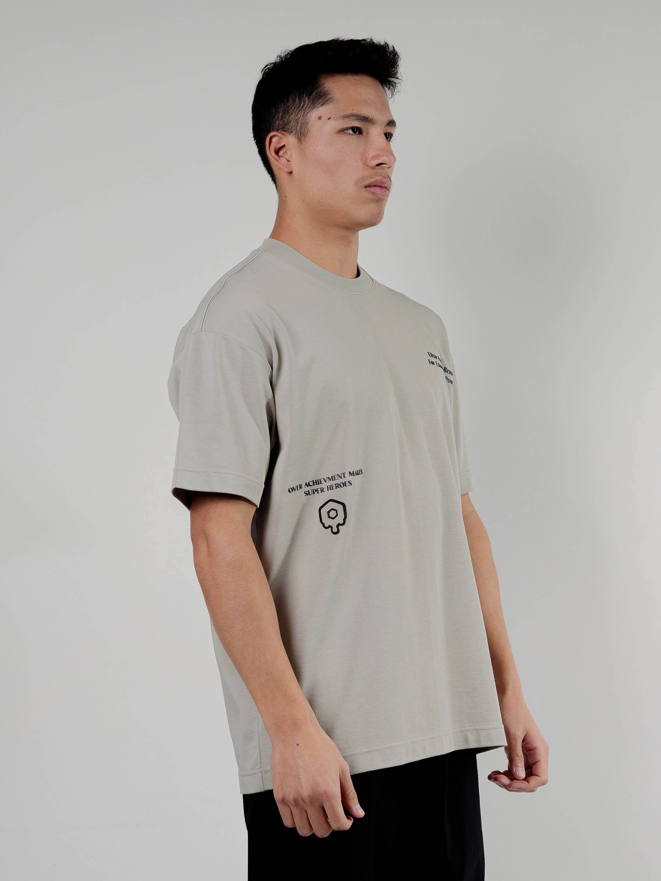 חולצת טישירט קצרה אליקסיר Print Logo גברים