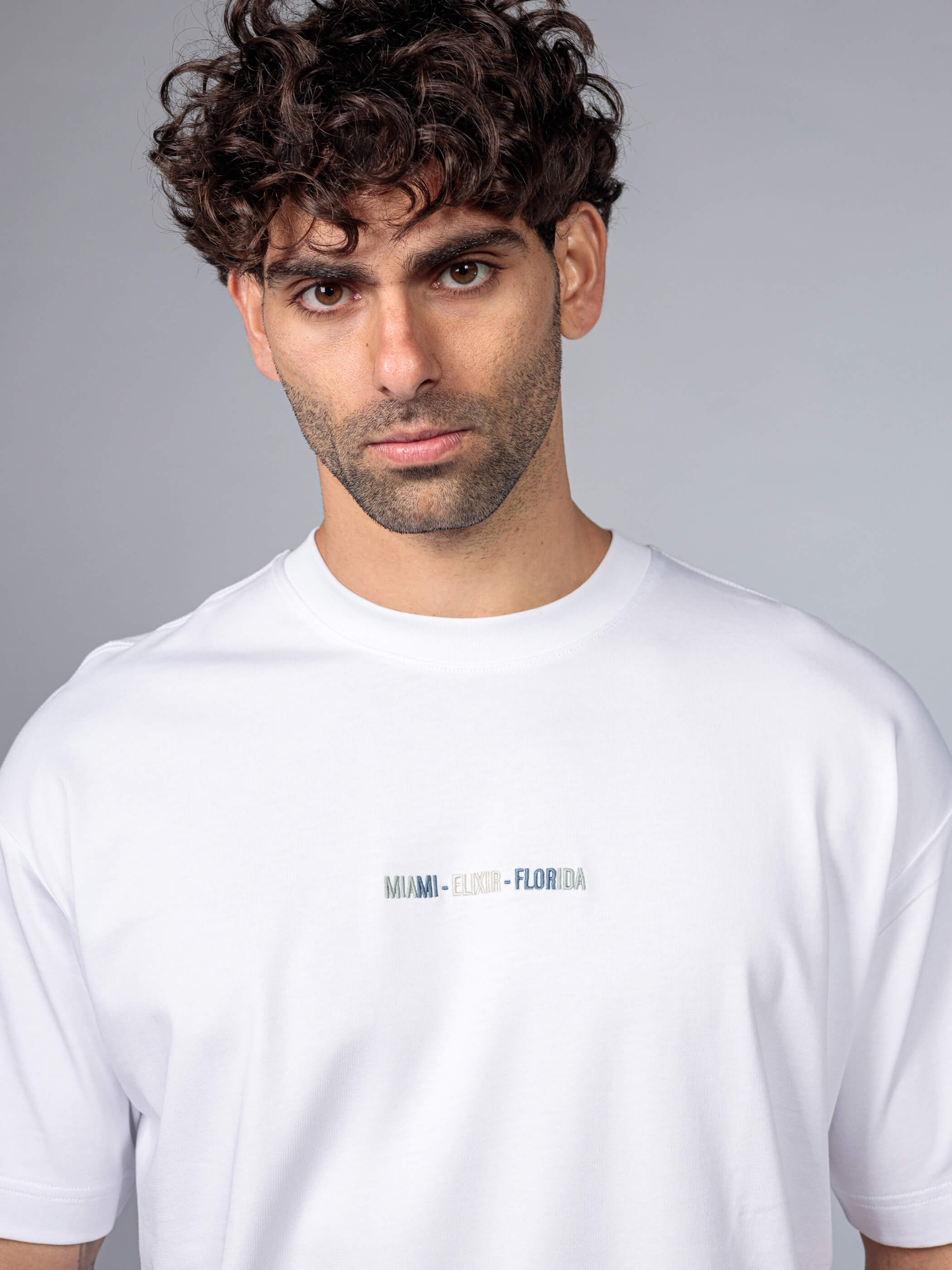 חולצת טישירט קצרה אליקסיר Center Print גברים