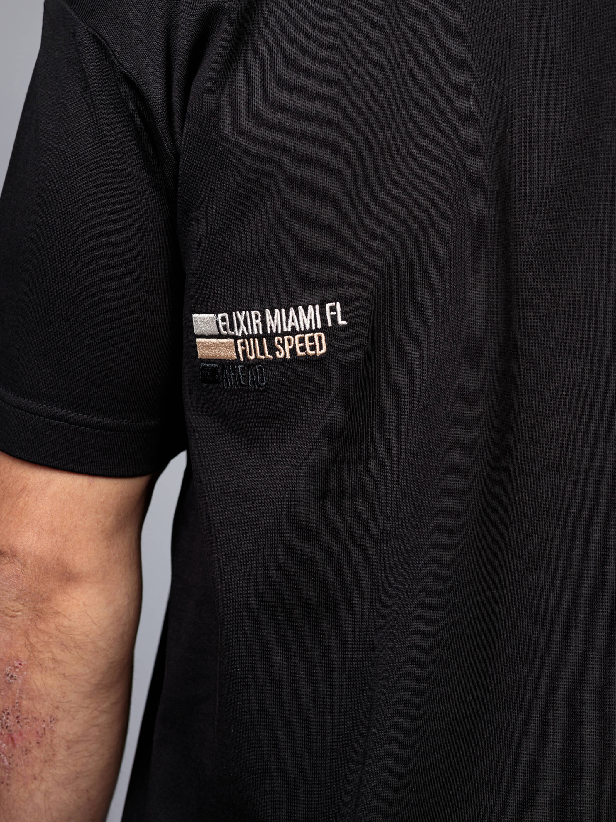 חולצת טישירט קצרה אליקסיר Center Print גברים