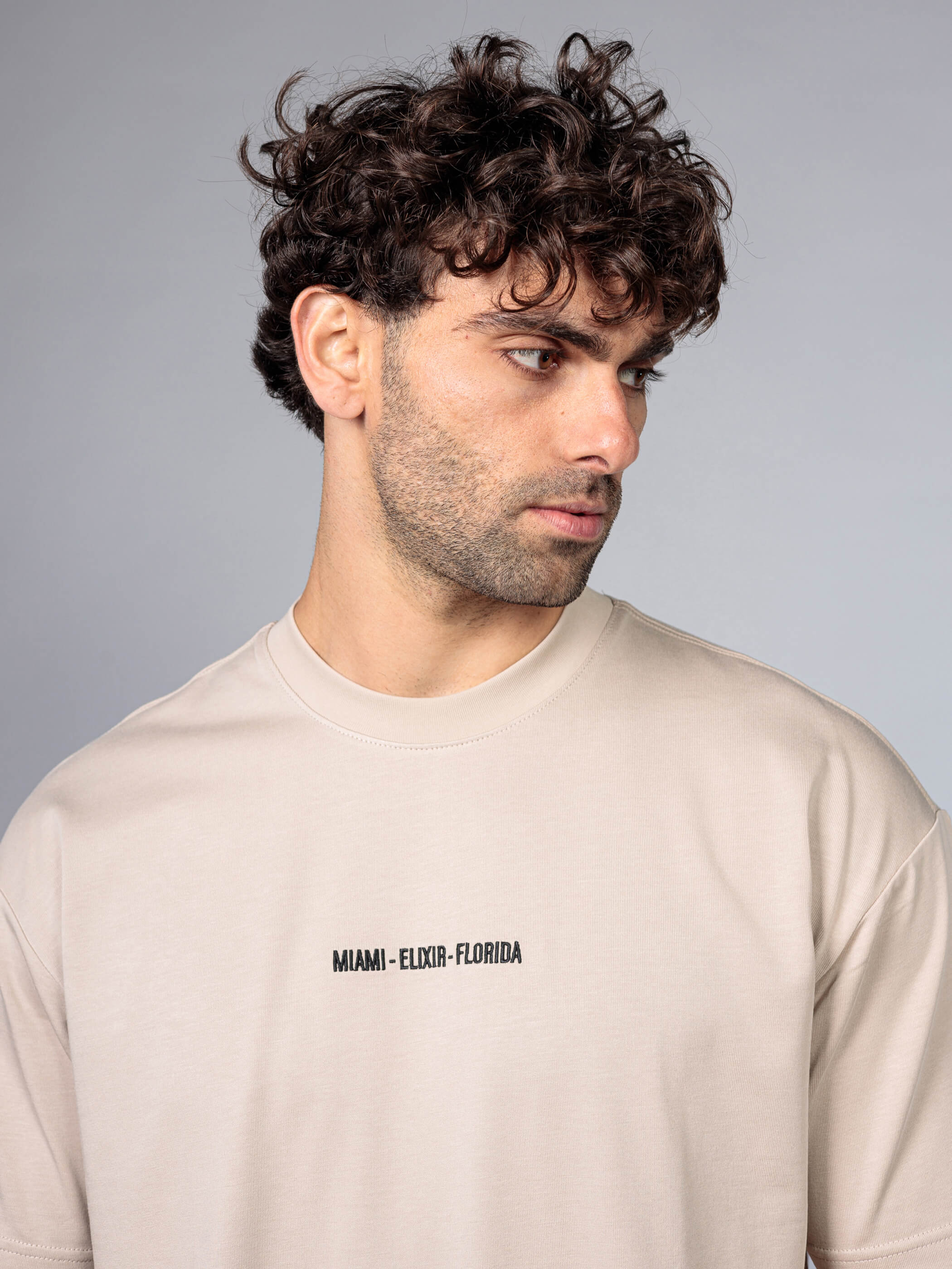 חולצת טישירט קצרה אליקסיר Center Print גברים