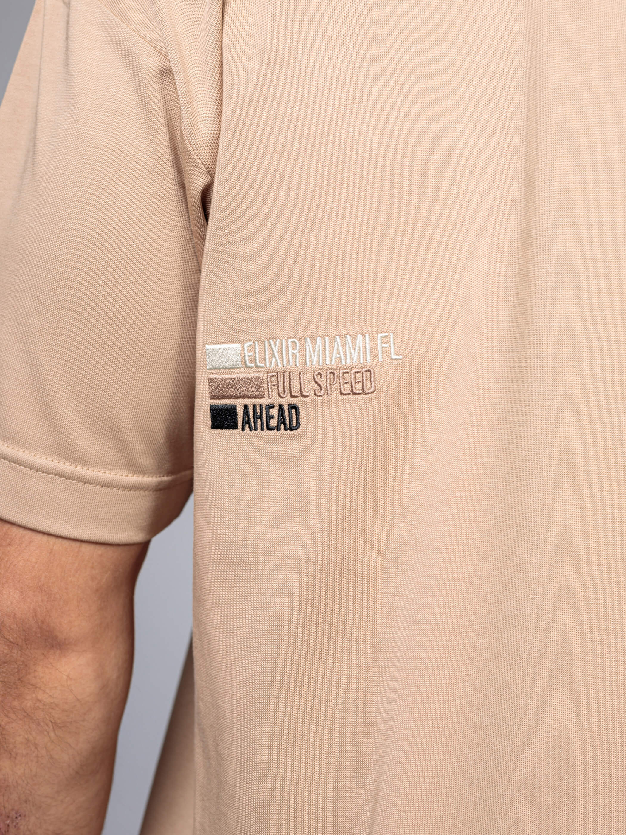 חולצת טישירט קצרה אליקסיר Center Print גברים