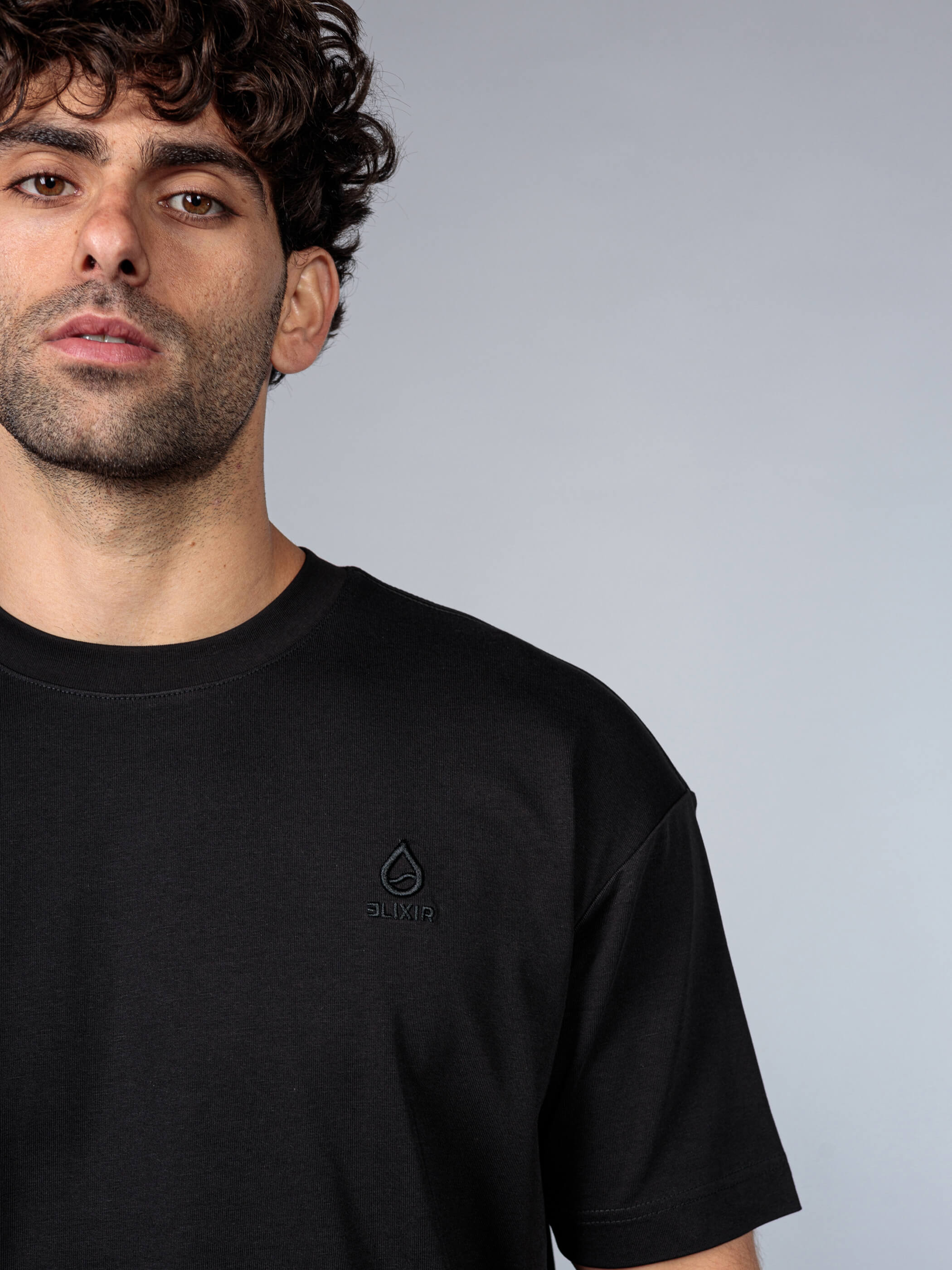 חולצת טישירט קצרה אליקסיר Classic Logo גברים