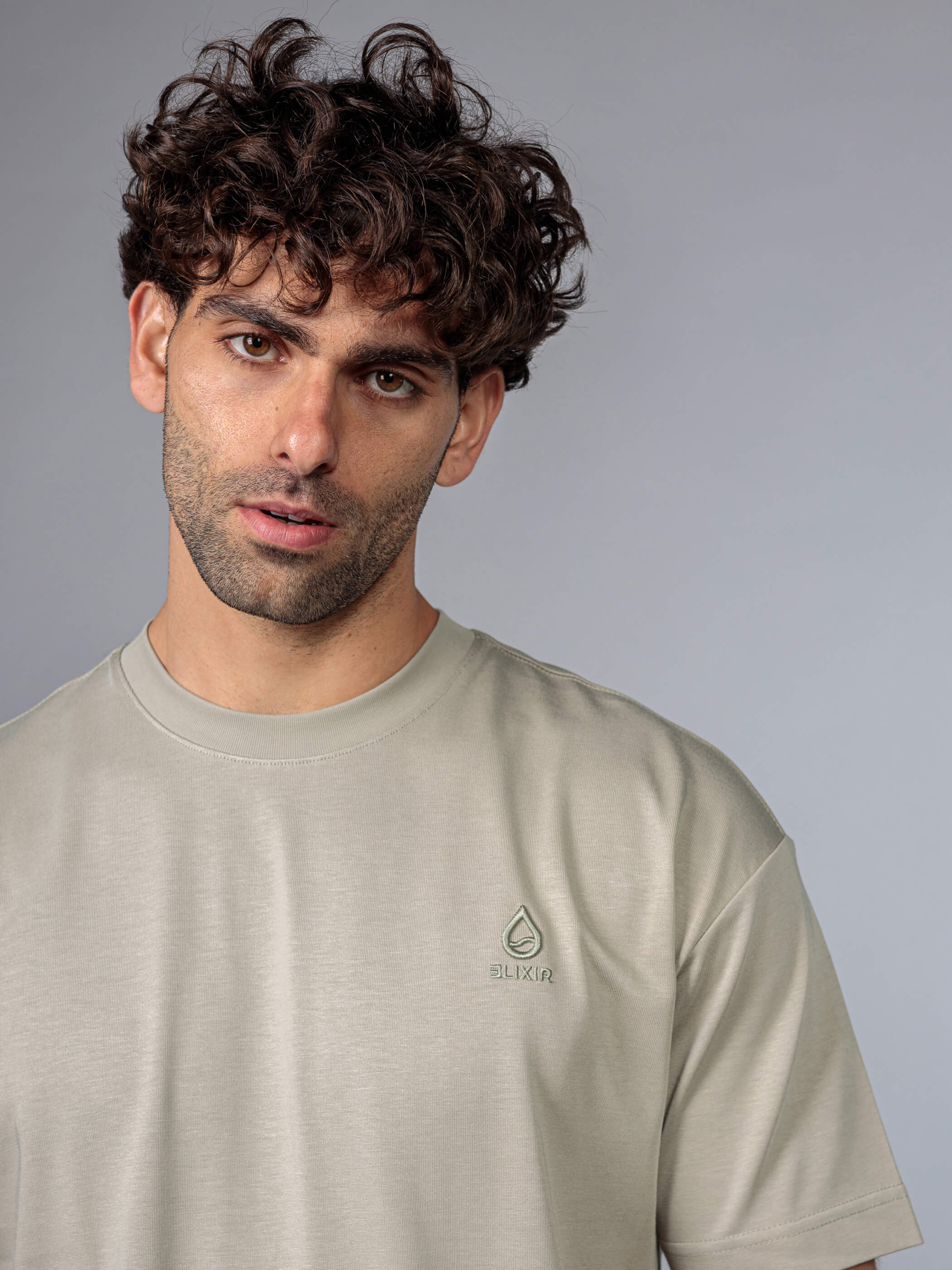 חולצת טישירט קצרה אליקסיר Classic Logo גברים