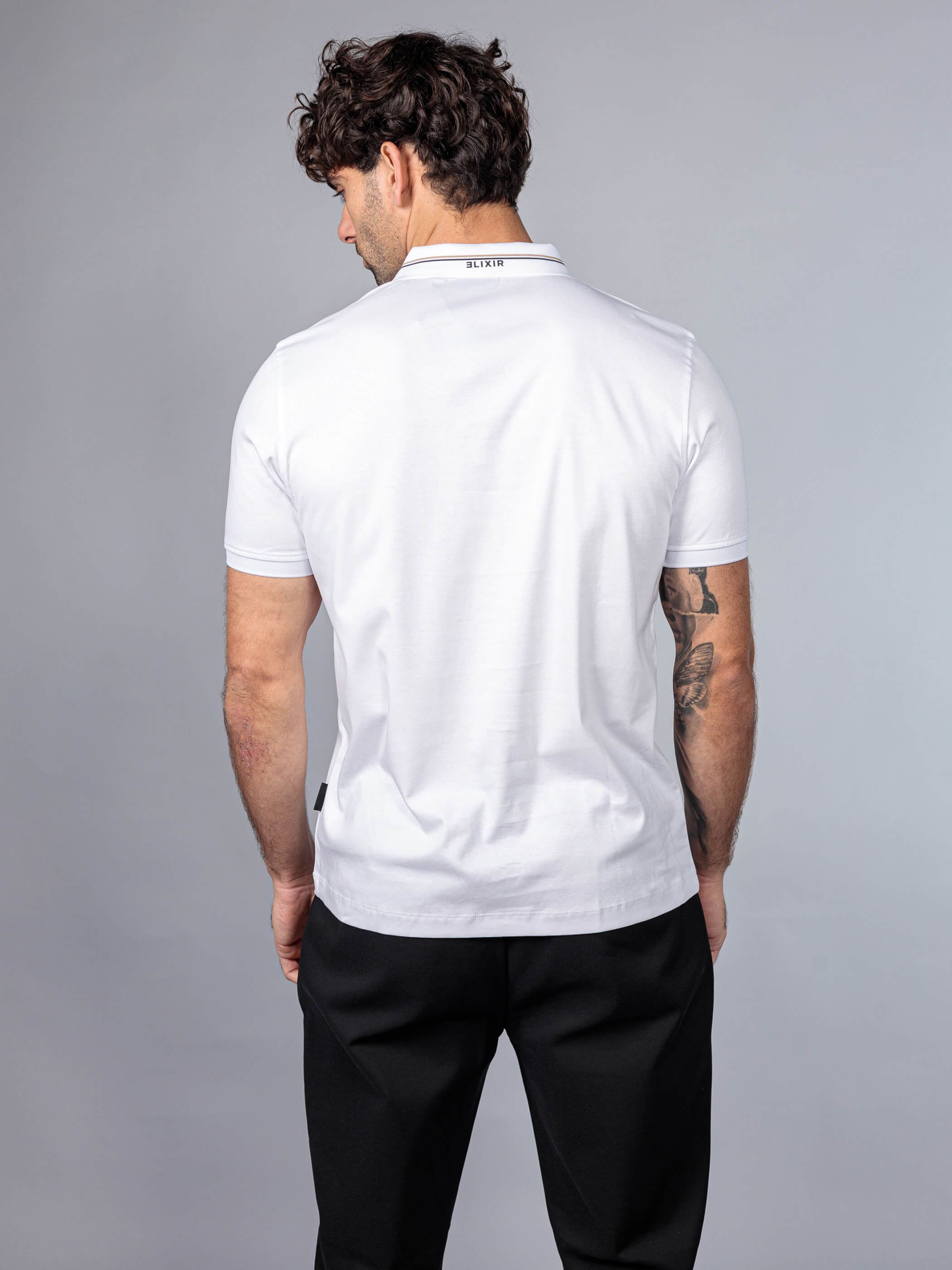 חולצת פולו אליקסיר Classic Logo גברים