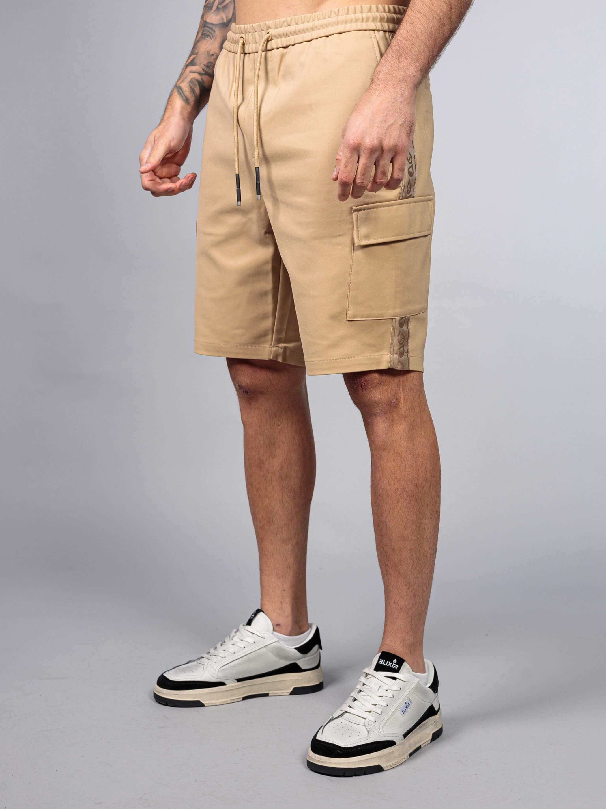 מכנס קצר אליקסיר Strip Logo גברים