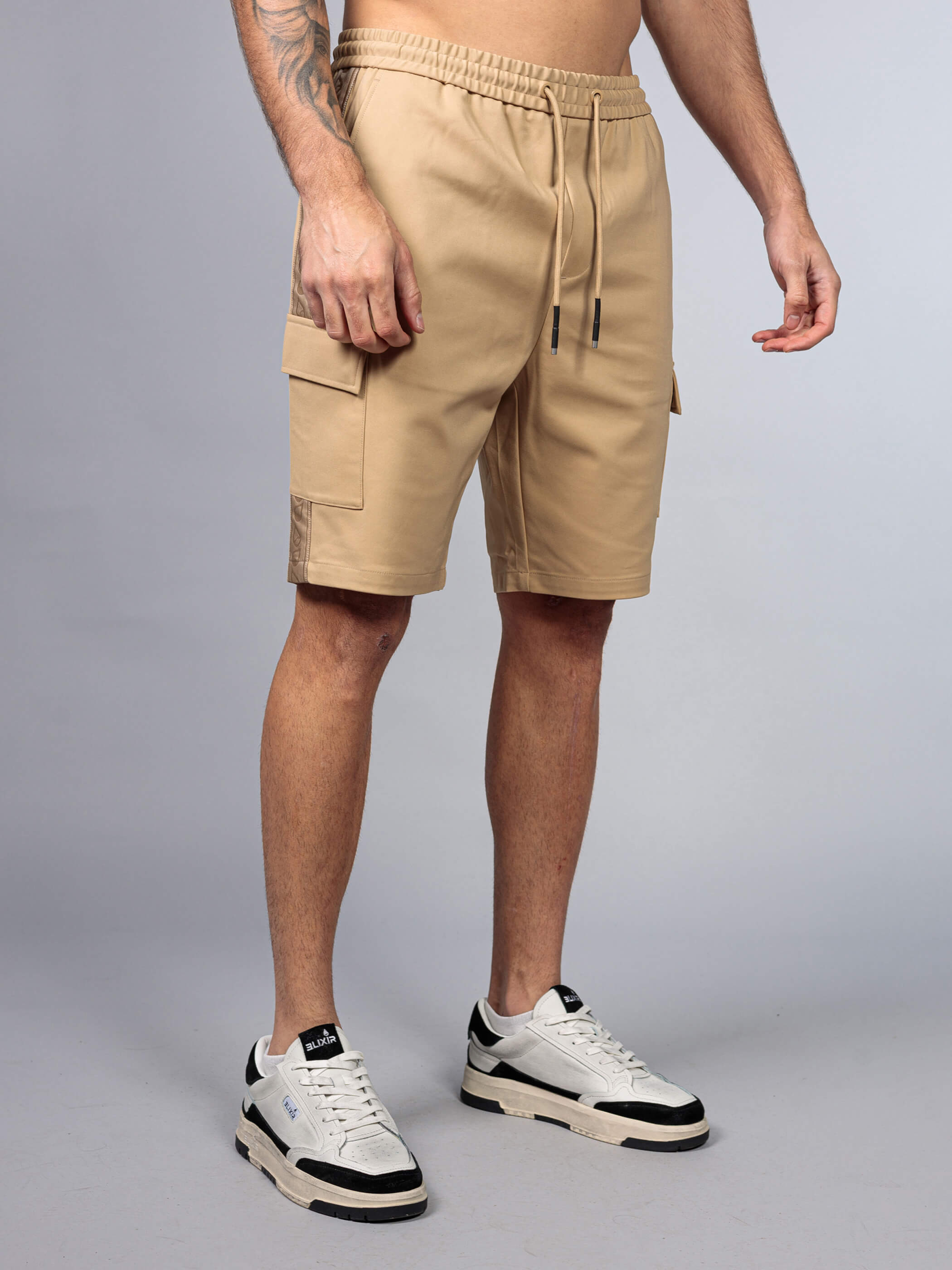 מכנס קצר אליקסיר Strip Logo גברים