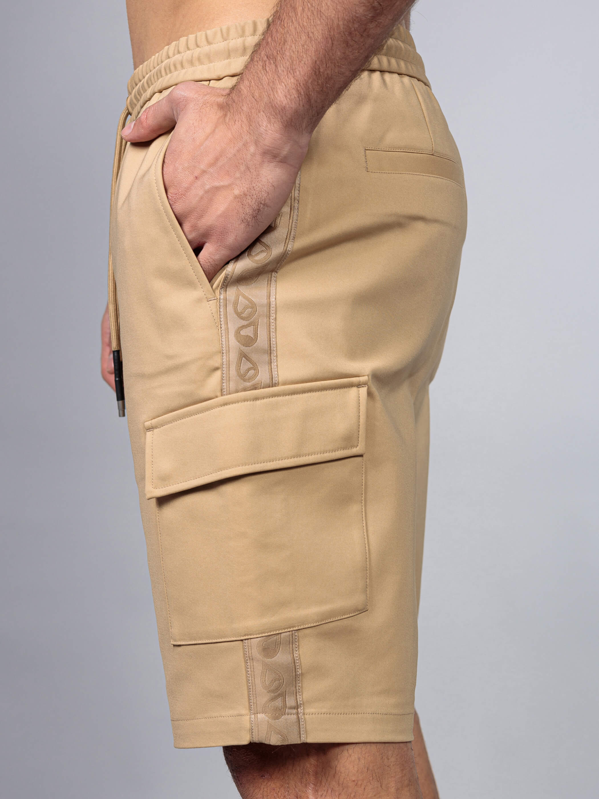 מכנס קצר אליקסיר Strip Logo גברים