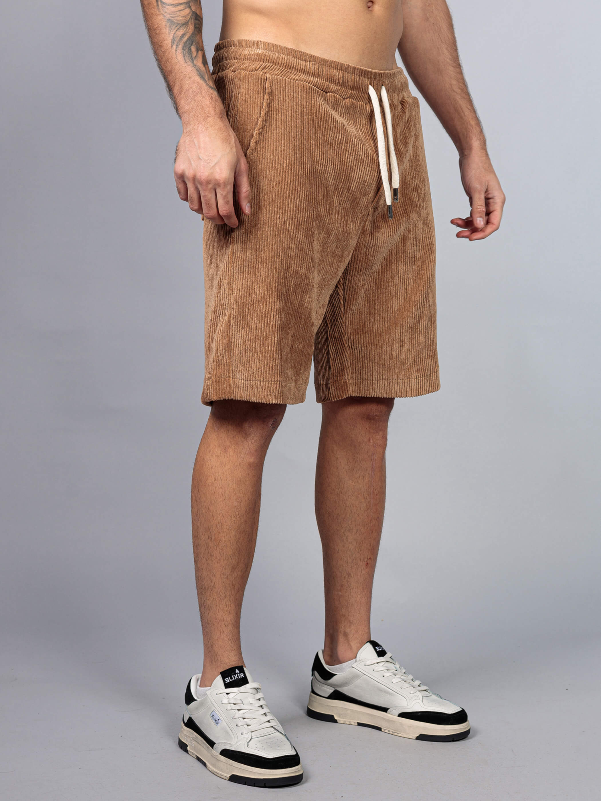 מכנס קצר אליקסיר Corduroy גברים