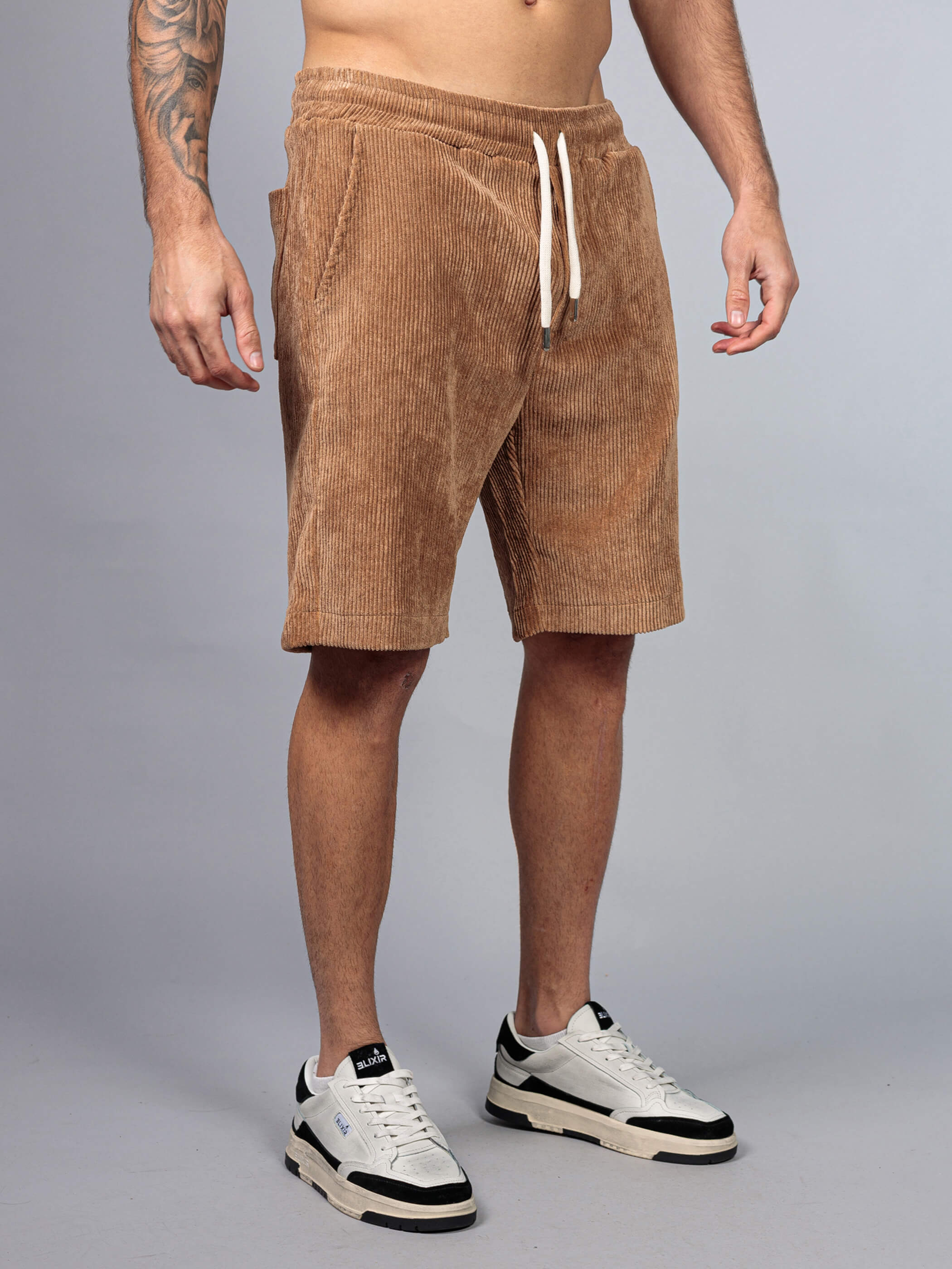 מכנס קצר אליקסיר Corduroy גברים