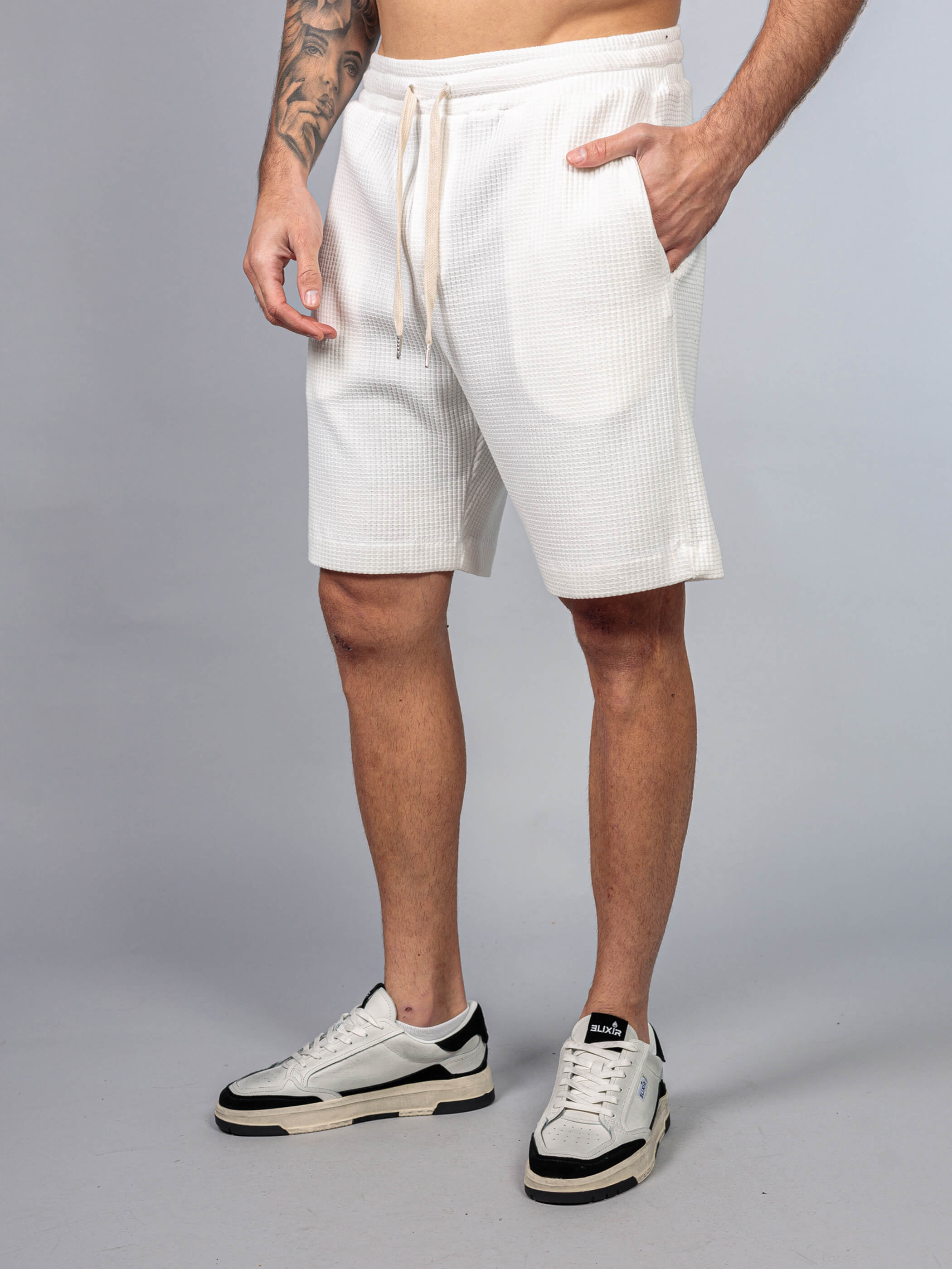 מכנס קצר אליקסיר Waffle גברים
