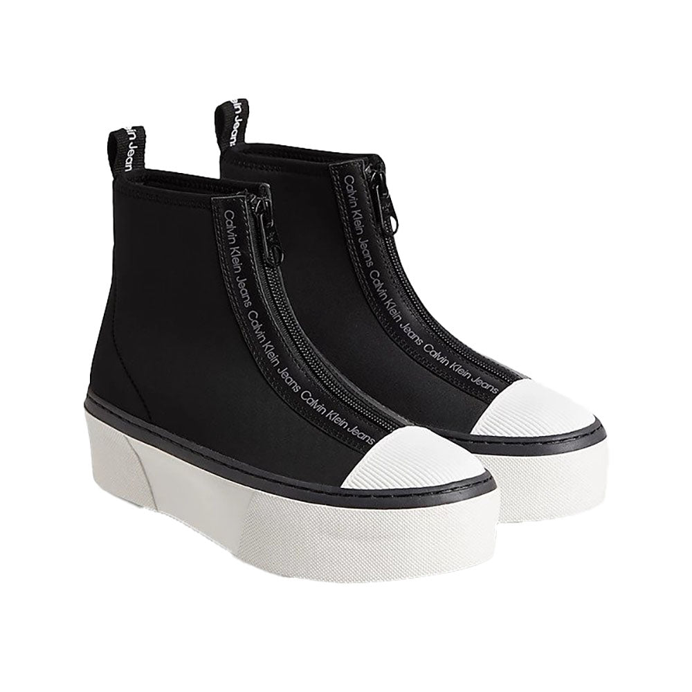 נעלי פלטפורמה קלווין קליין Cupsole Mid Zip נשים