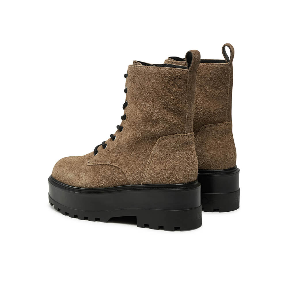 מגפי קלווין קליין Trapery Flatform Zip Laceup נשים