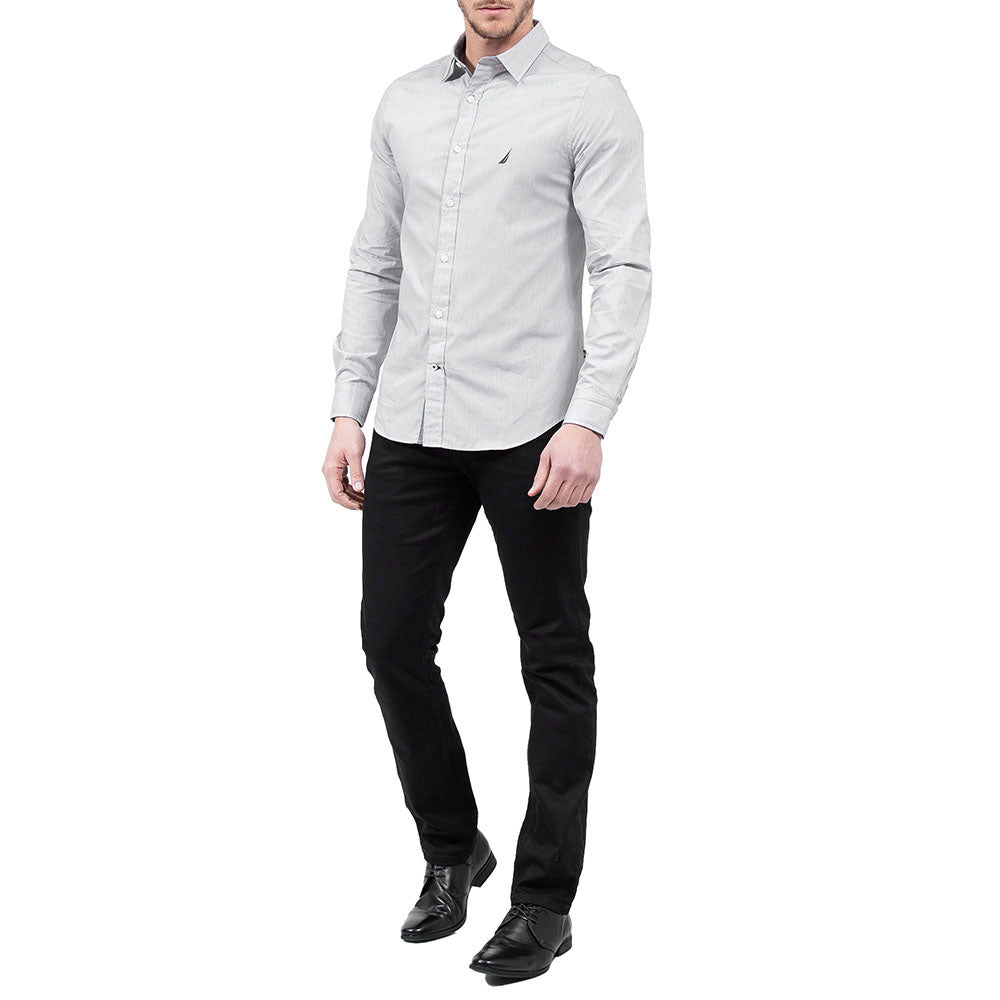 חולצה מכופתרת נאוטיקה Tailored Fit פסים גברים