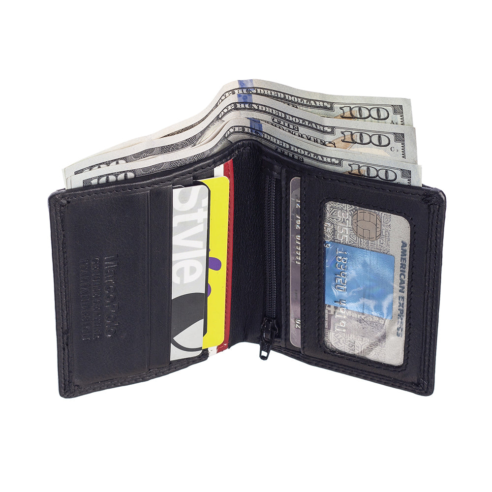 ארנק עור מרקו פולו גברים